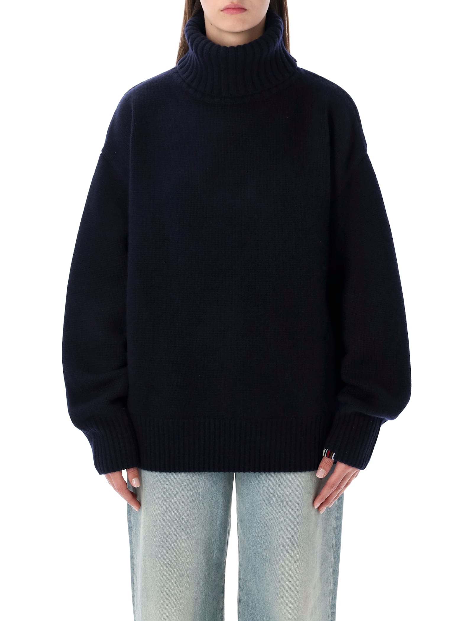 Extreme Cashmere Oversized Extra Sweater In Blue