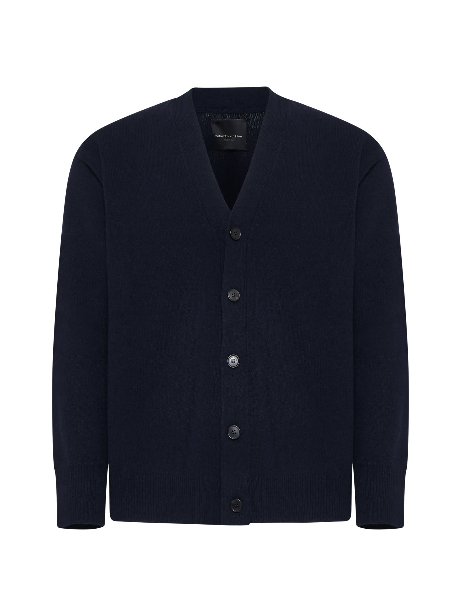 Shop Roberto Collina Cardigan In Blue