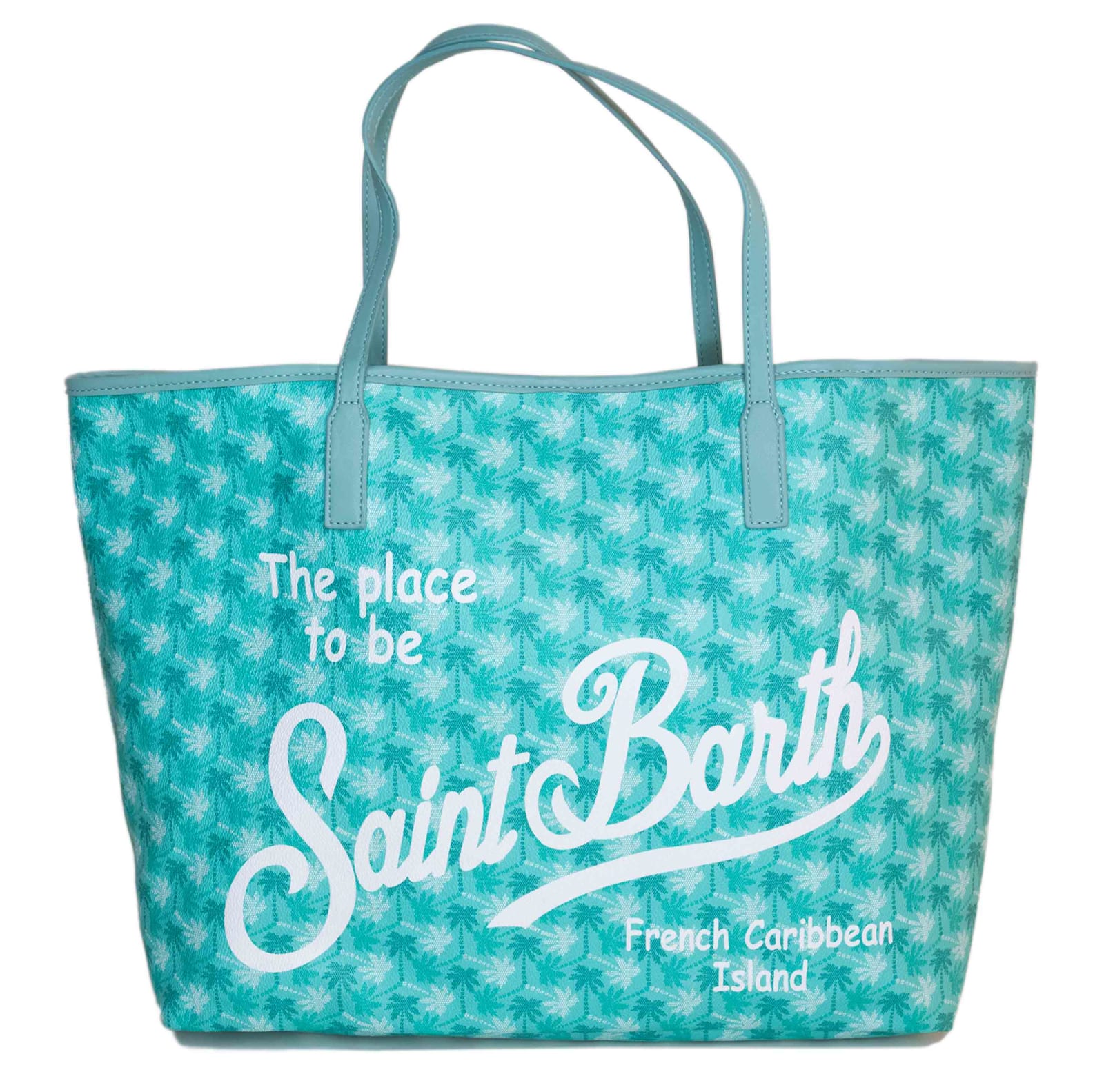 MC2 Saint Barth Saint Barth Monogram Aqua Marine Bag