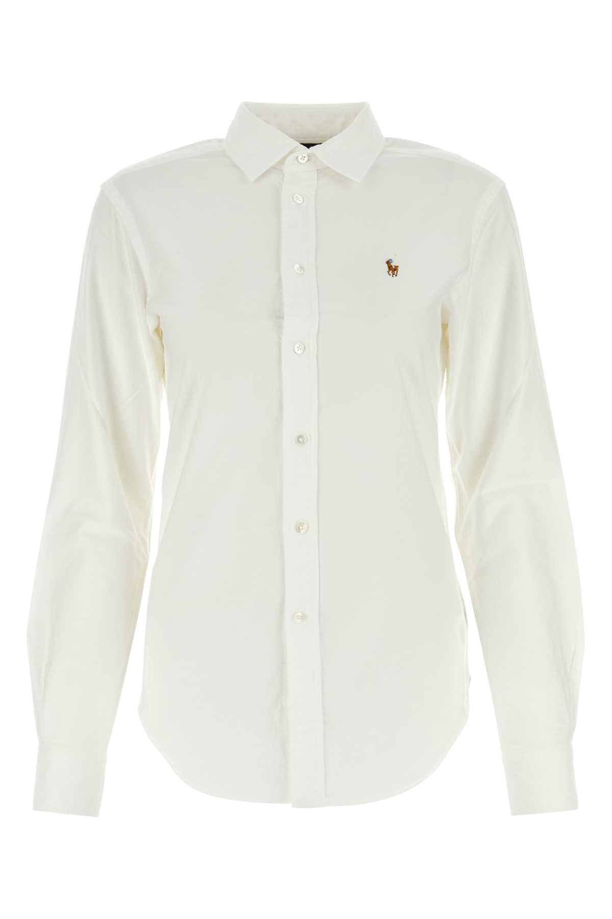 Polo Ralph Lauren Oxford Long Sleeve Button Up Shirt In 003