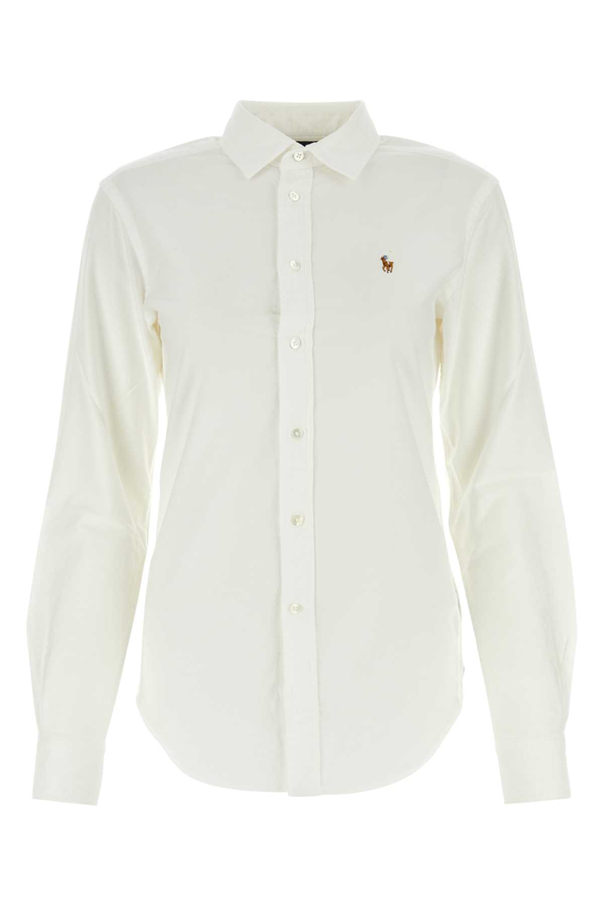 POLO RALPH LAUREN WHITE OXFORD SHIRT