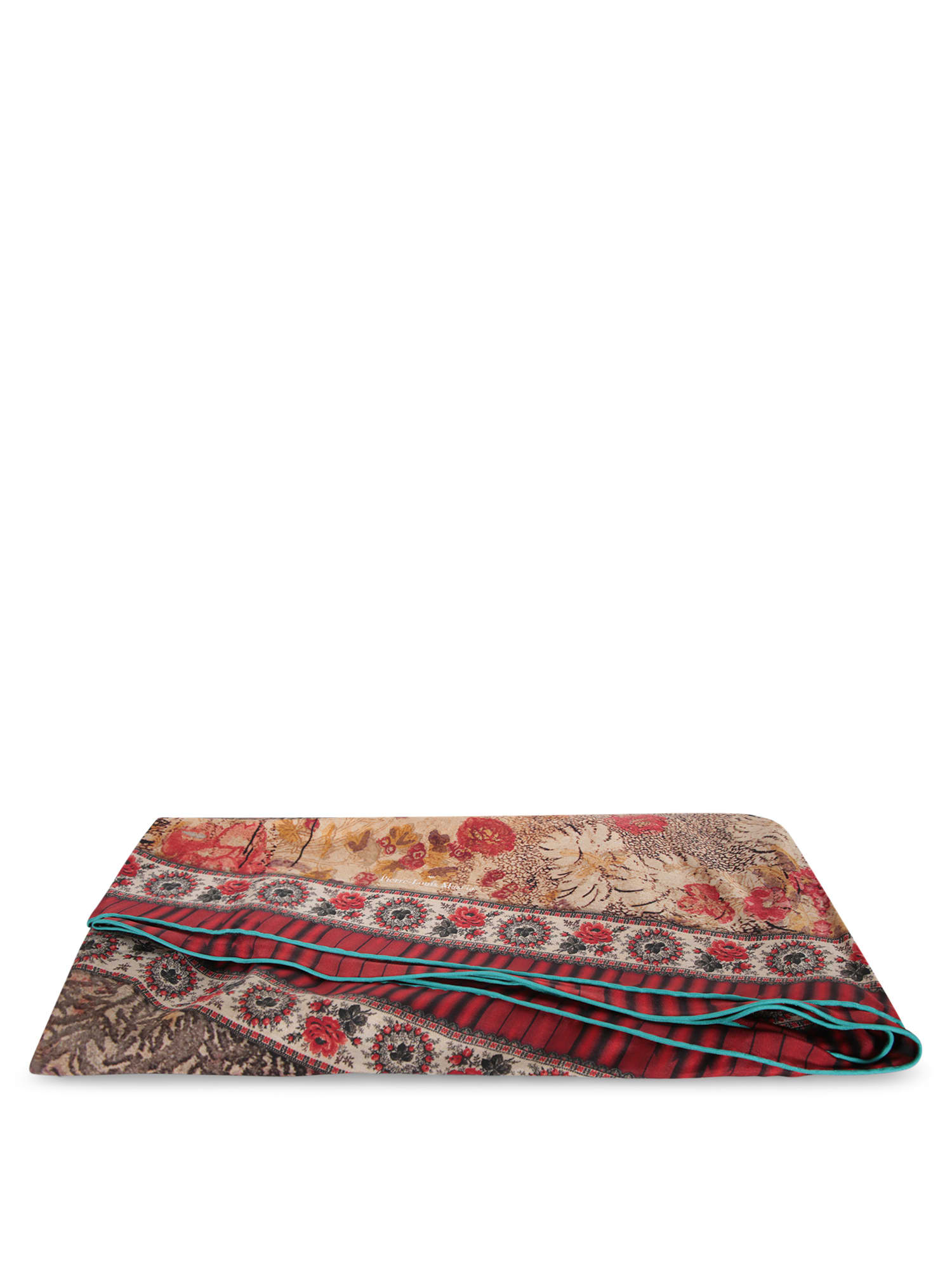 Shop Pierre-louis Mascia Multicolor Silk Scarf