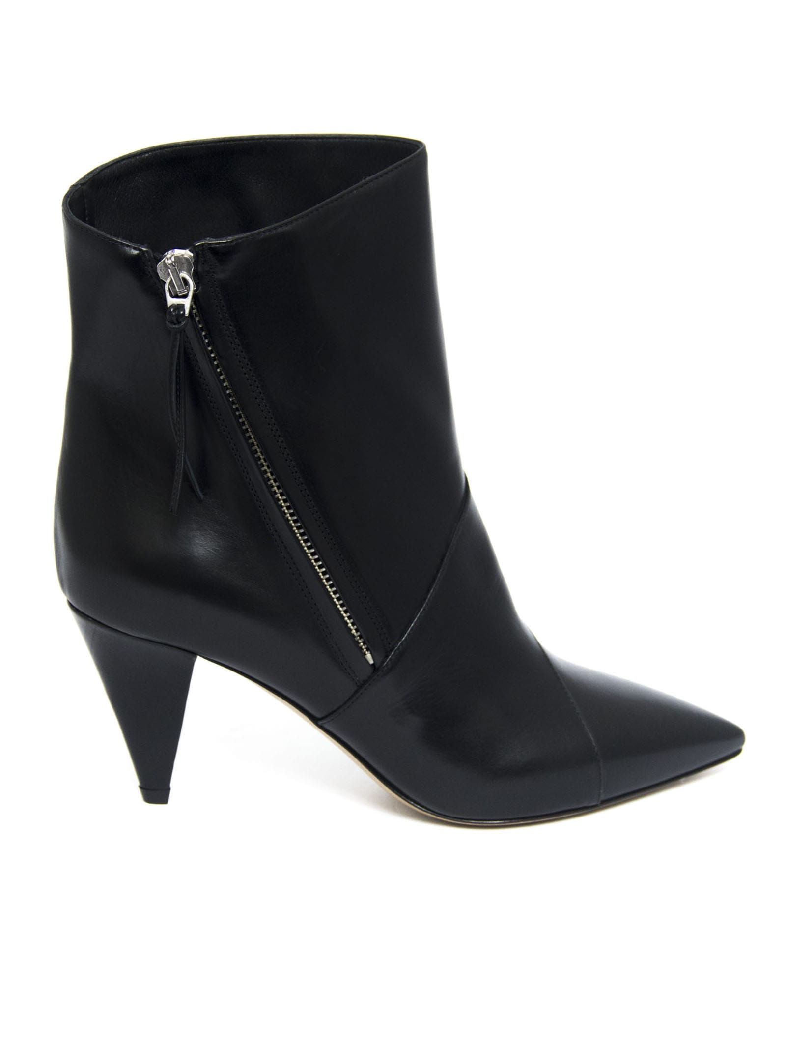 Buy Isabel Marant Black Leather Latts Boots online, shop Isabel Marant shoes with free shipping