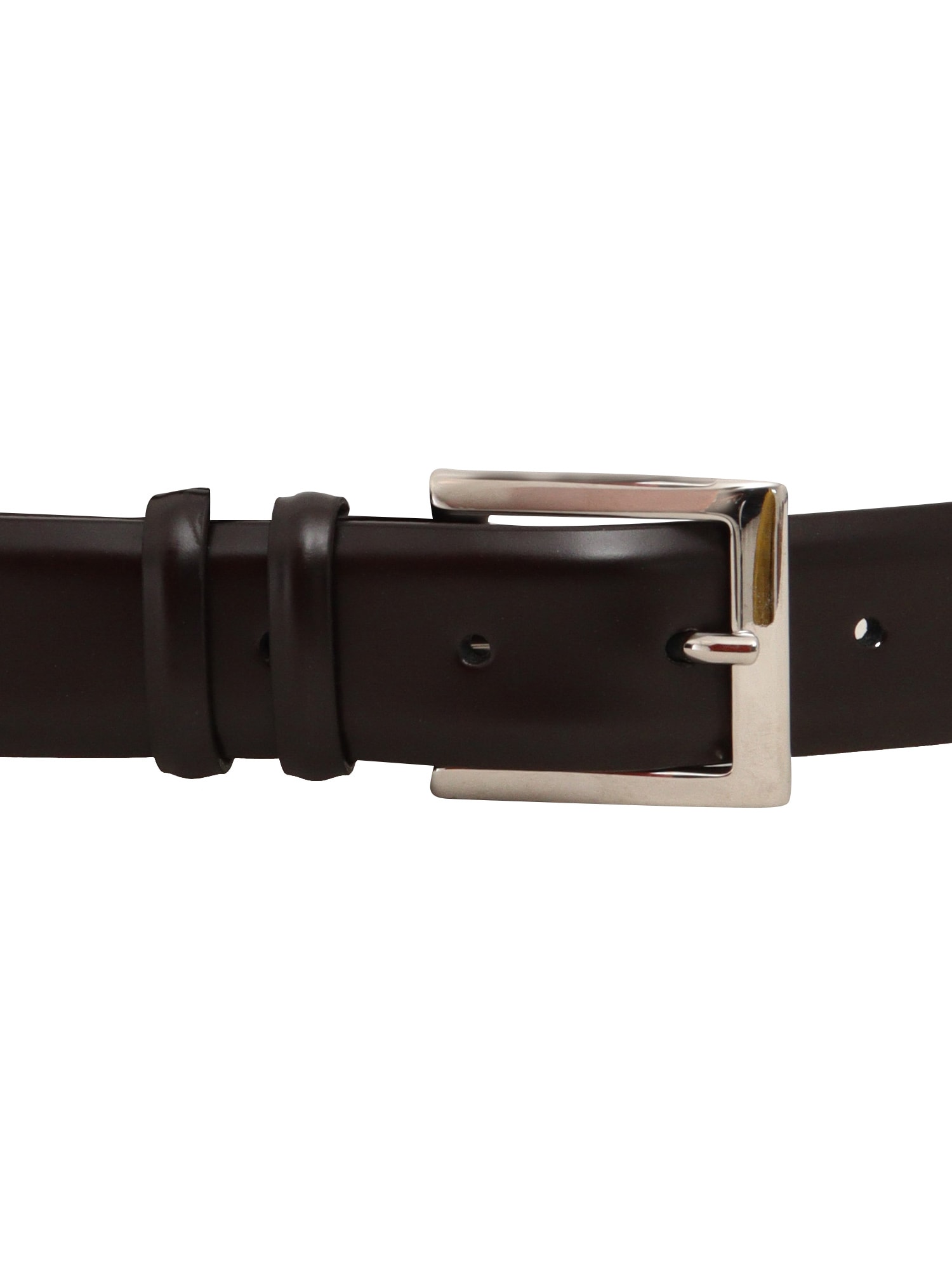 Orciani Leather Buckle Belt In Brown