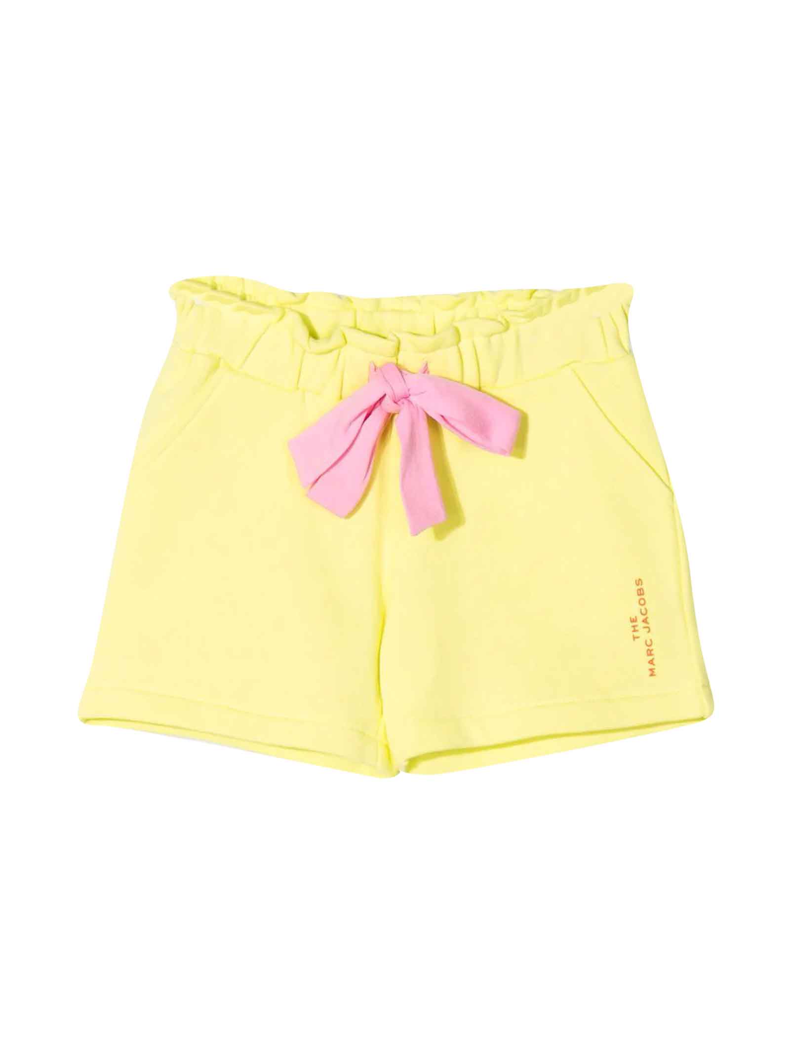 Little Marc Jacobs Yellow Girl Bermuda Shorts