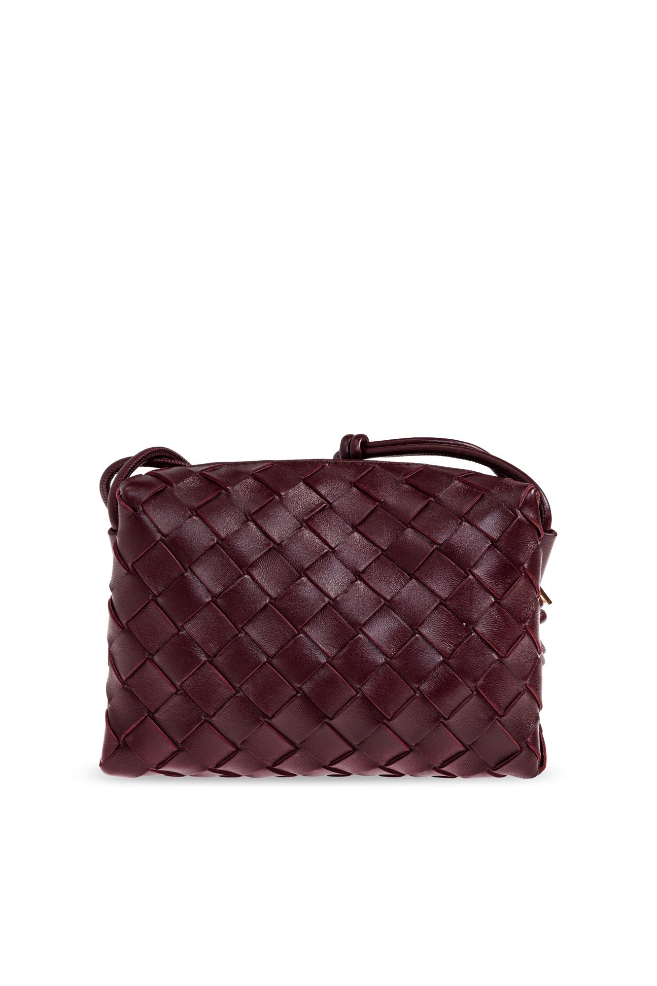 Bottega Veneta Shoulder Bag Loop Mini In Burgundy