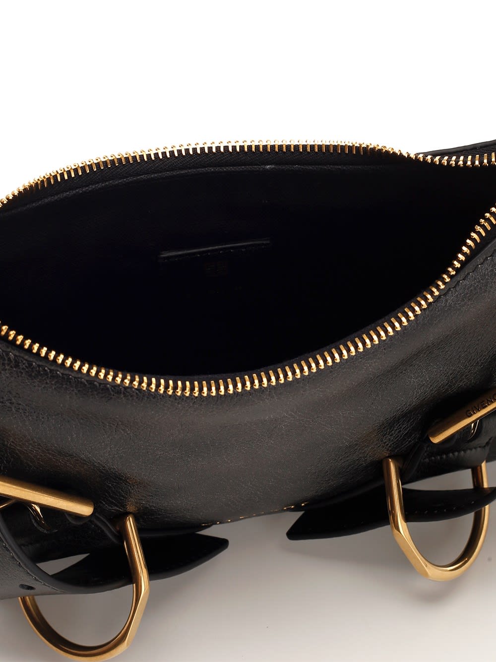 Shop Givenchy Voyou Shoulder Bag In Black
