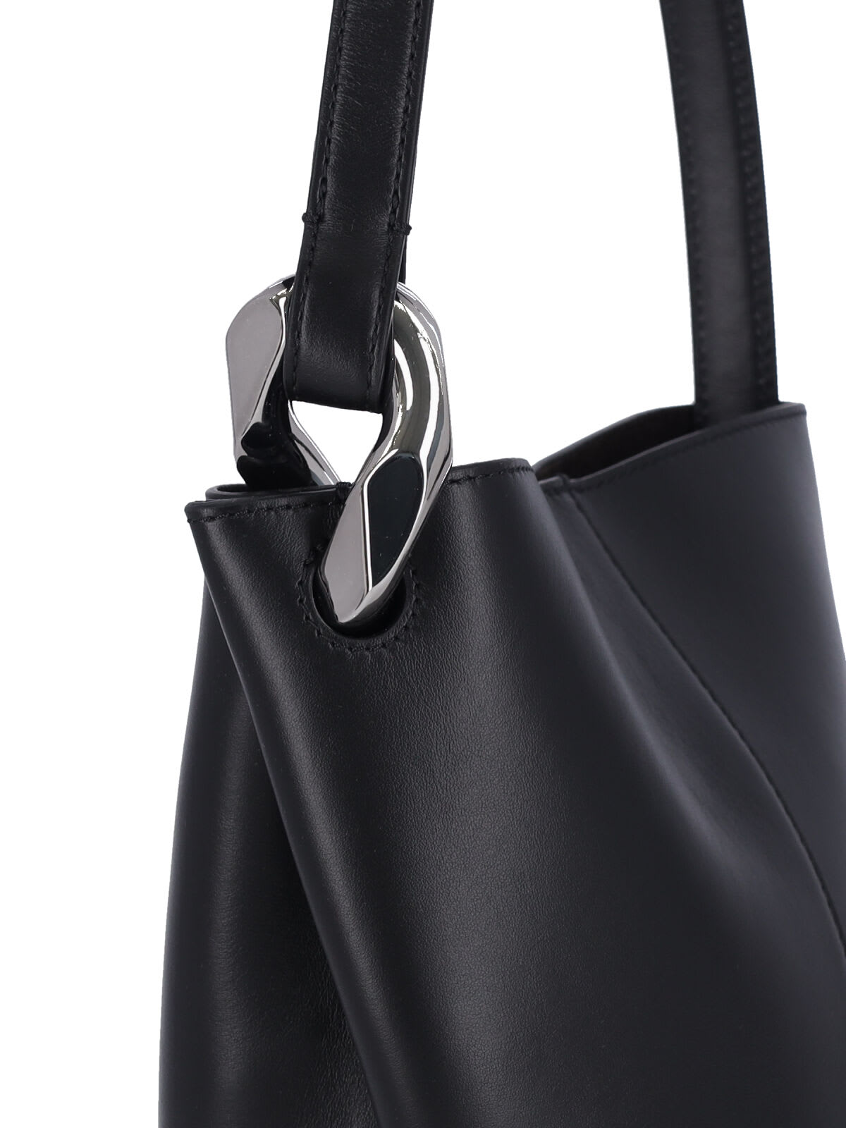 Jw Anderson J. W. Anderson The Jwa Corner Small Bucket In Black