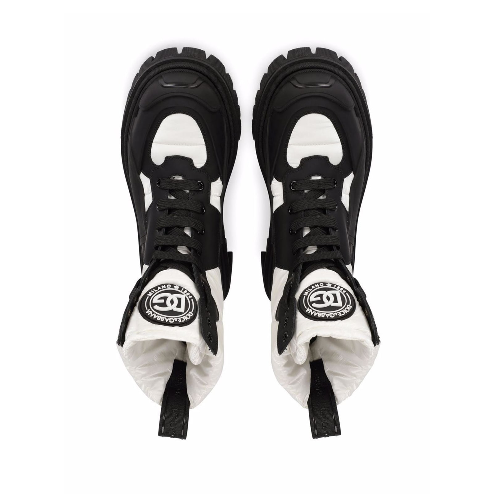 Shop Dolce & Gabbana Hi-trekking Boots In Black