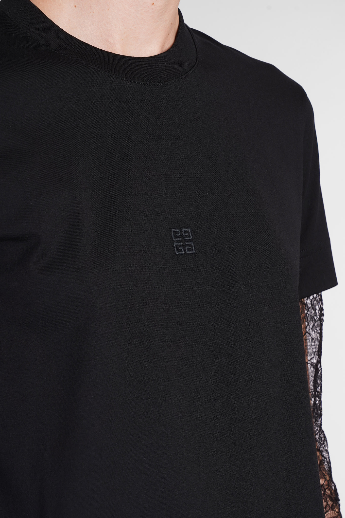 Shop Givenchy T-shirt In Black Cotton