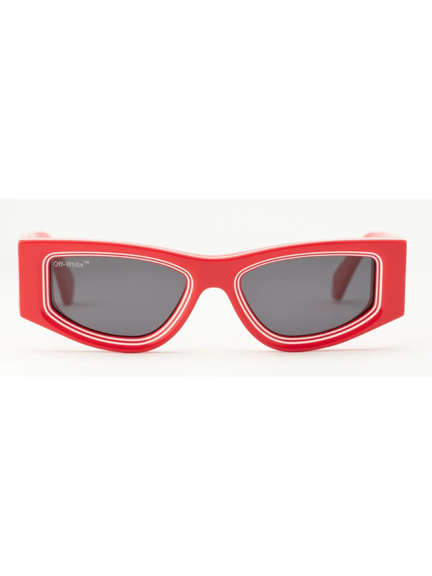Shop Off-white Andy Sunglasses Sunglasses In Red