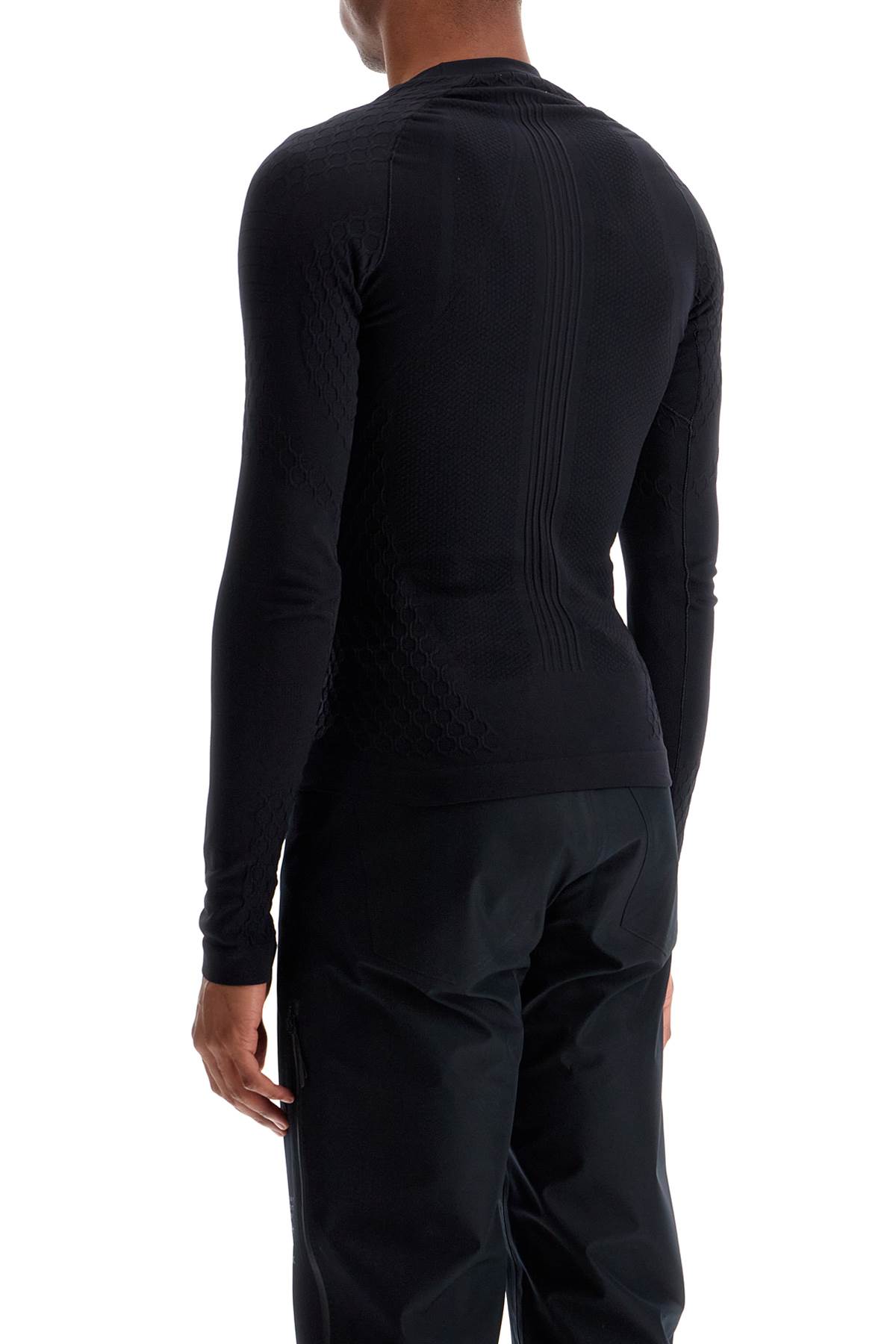 Mm6 Maison Margiela X Salomon Technical Fabric Top In Deep Black