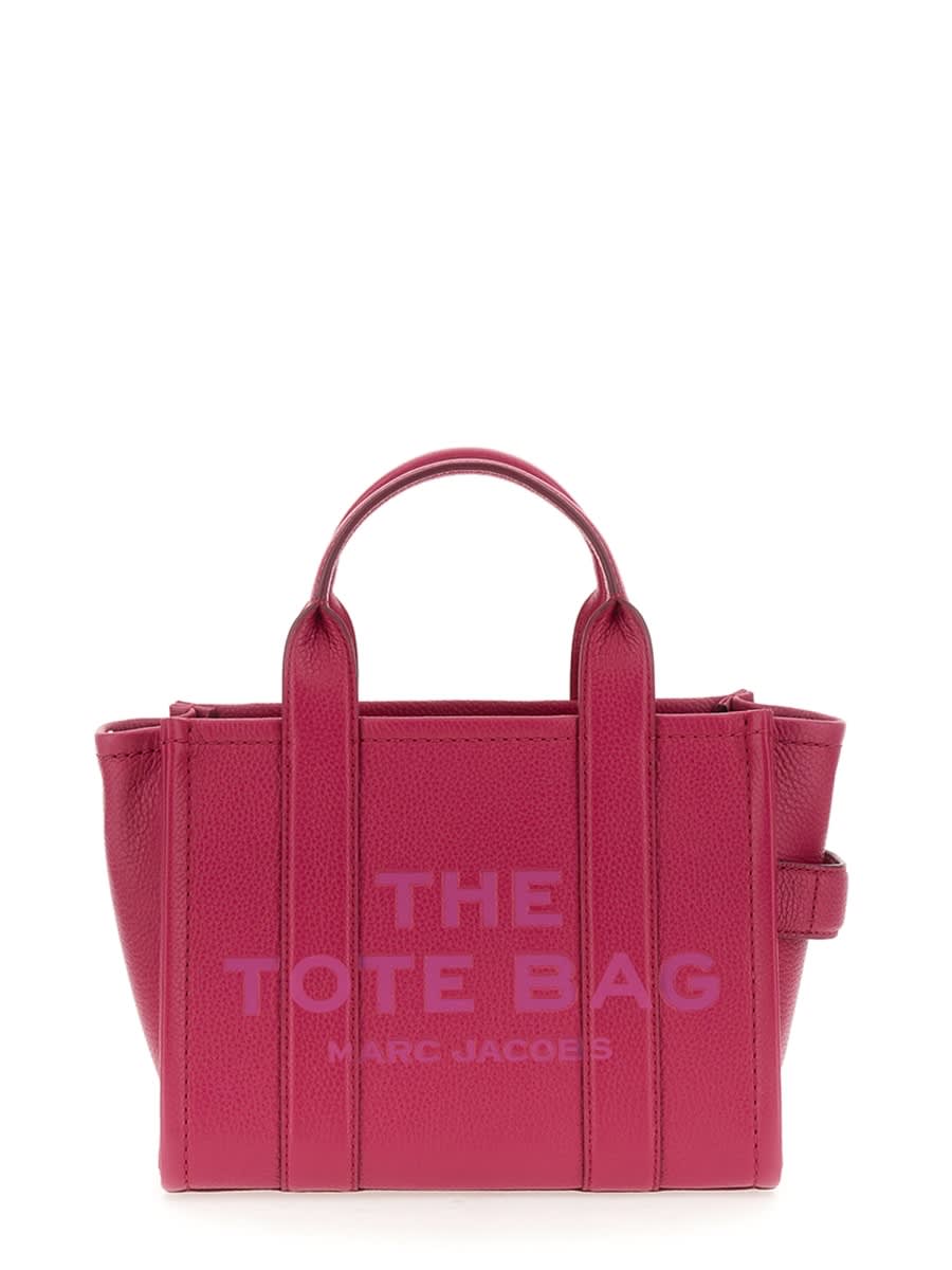 Marc Jacobs The Tote Bag Small In Fuchsia