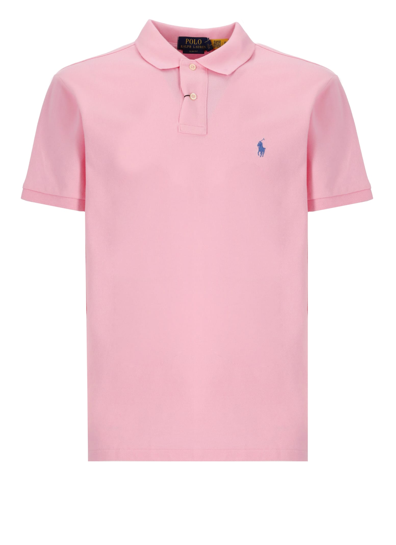 Shop Ralph Lauren Polo Shirt With Pony In Pink