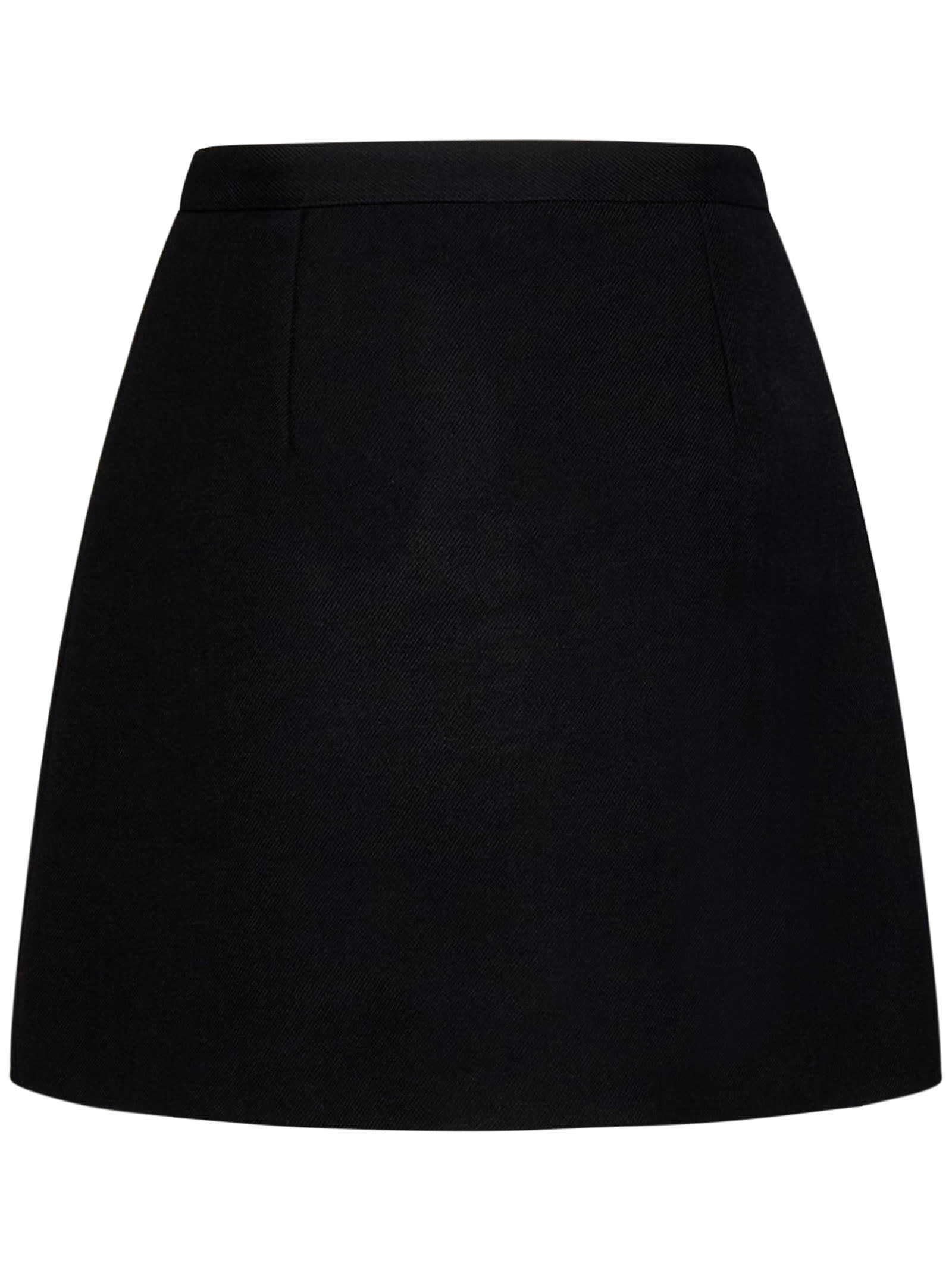 Shop Etro Skirt In Black