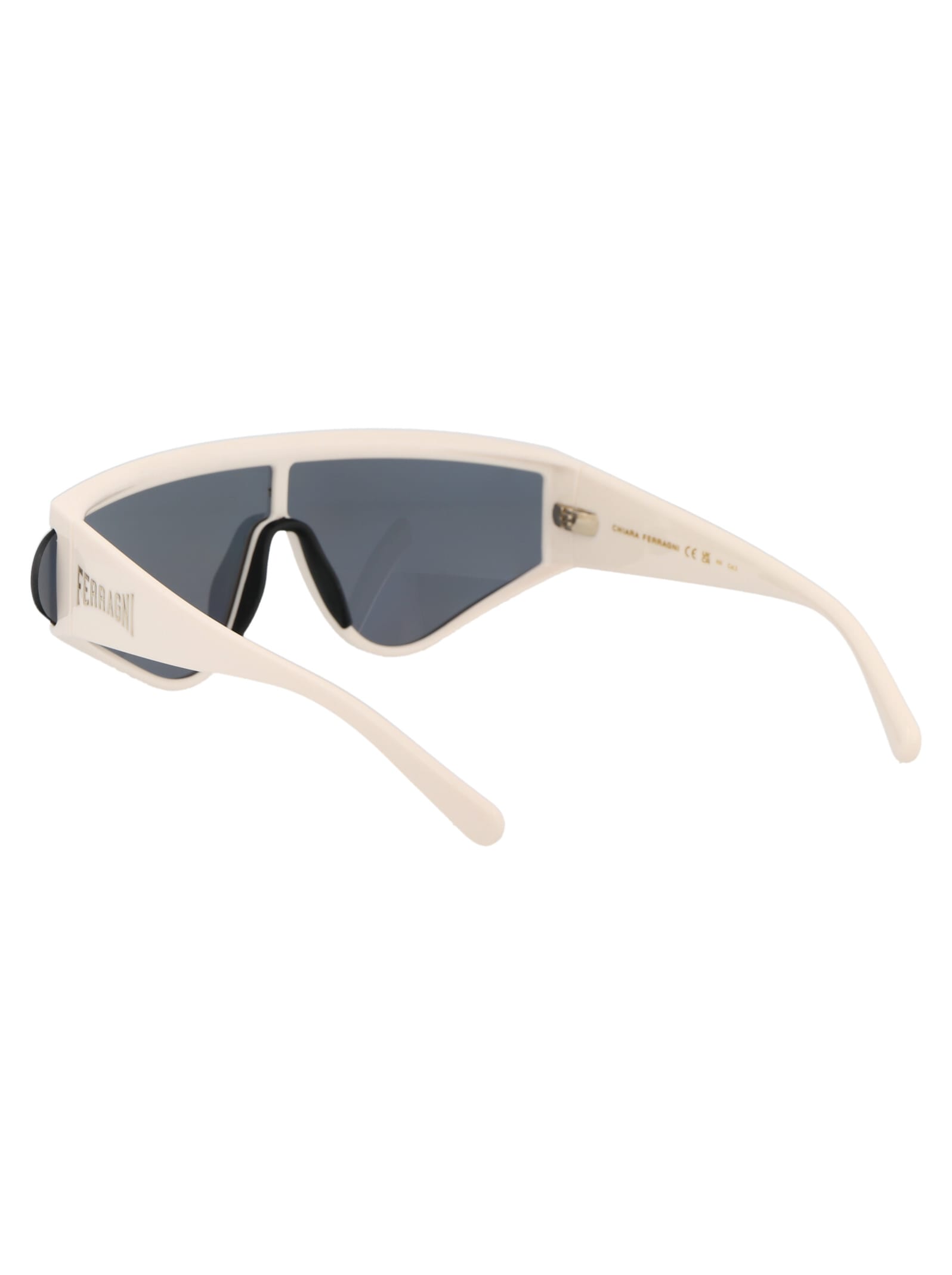 Shop Chiara Ferragni Cf 7021/s Sunglasses In Vk6ir Bianco