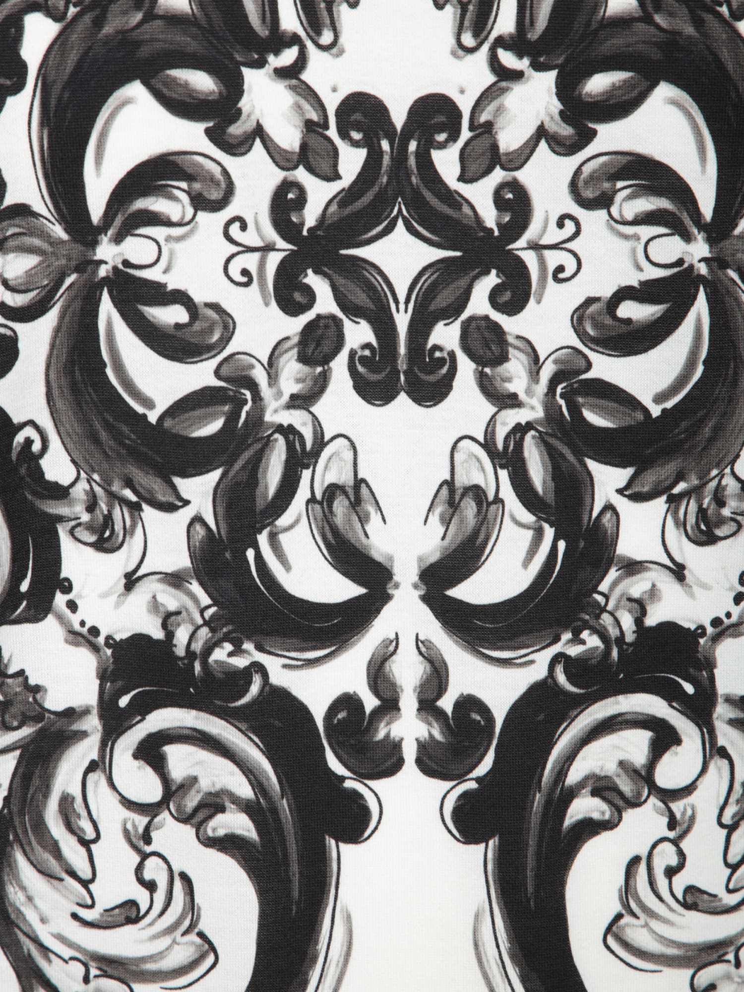Dolce & Gabbana Maiolica T-shirt In Black