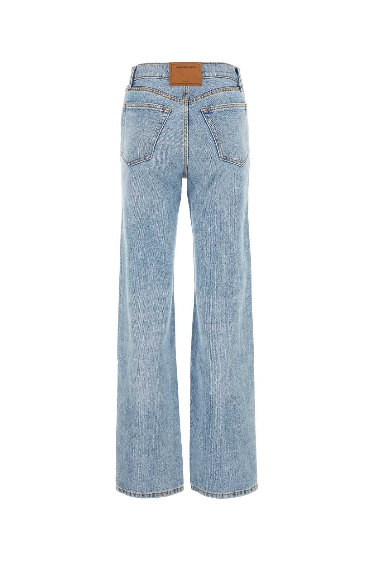 Shop Alexander Wang Denim Jeans In Vintagefadedindigo