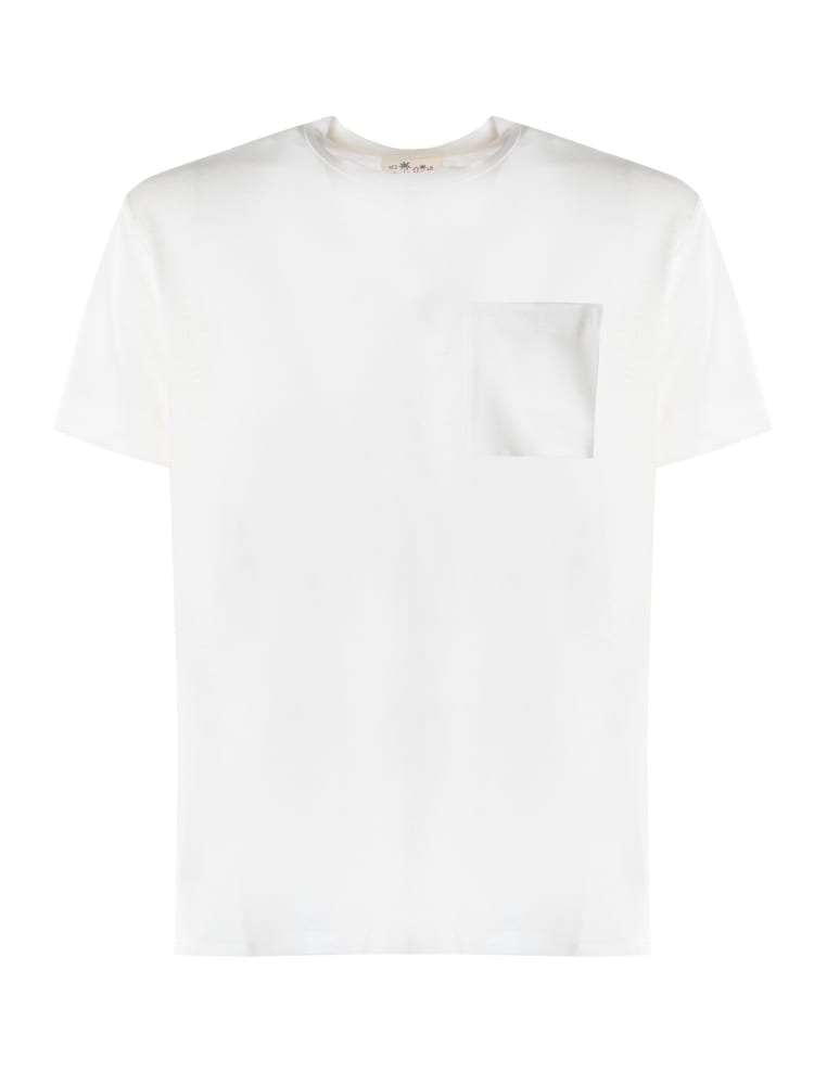 Mc2 Saint Barth Linen T-shirt White