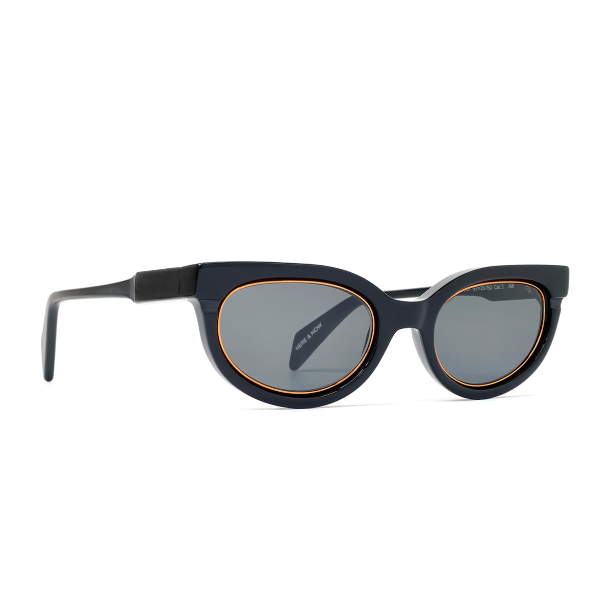 Shop Siens Creature 128 001 Black Sunglasses In Nero