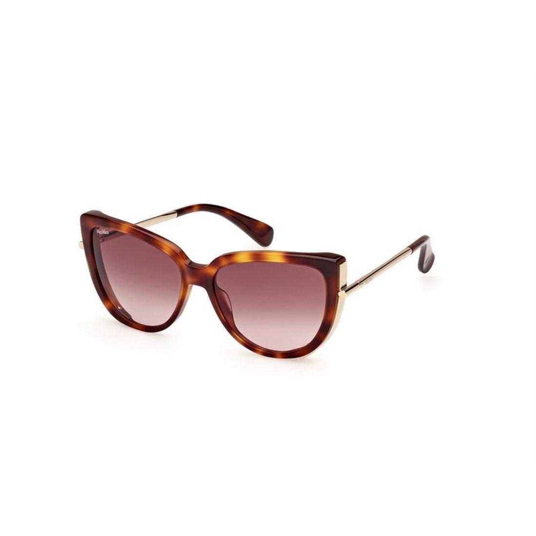 Shop Max Mara Cat-eye Sunglasses In 52f