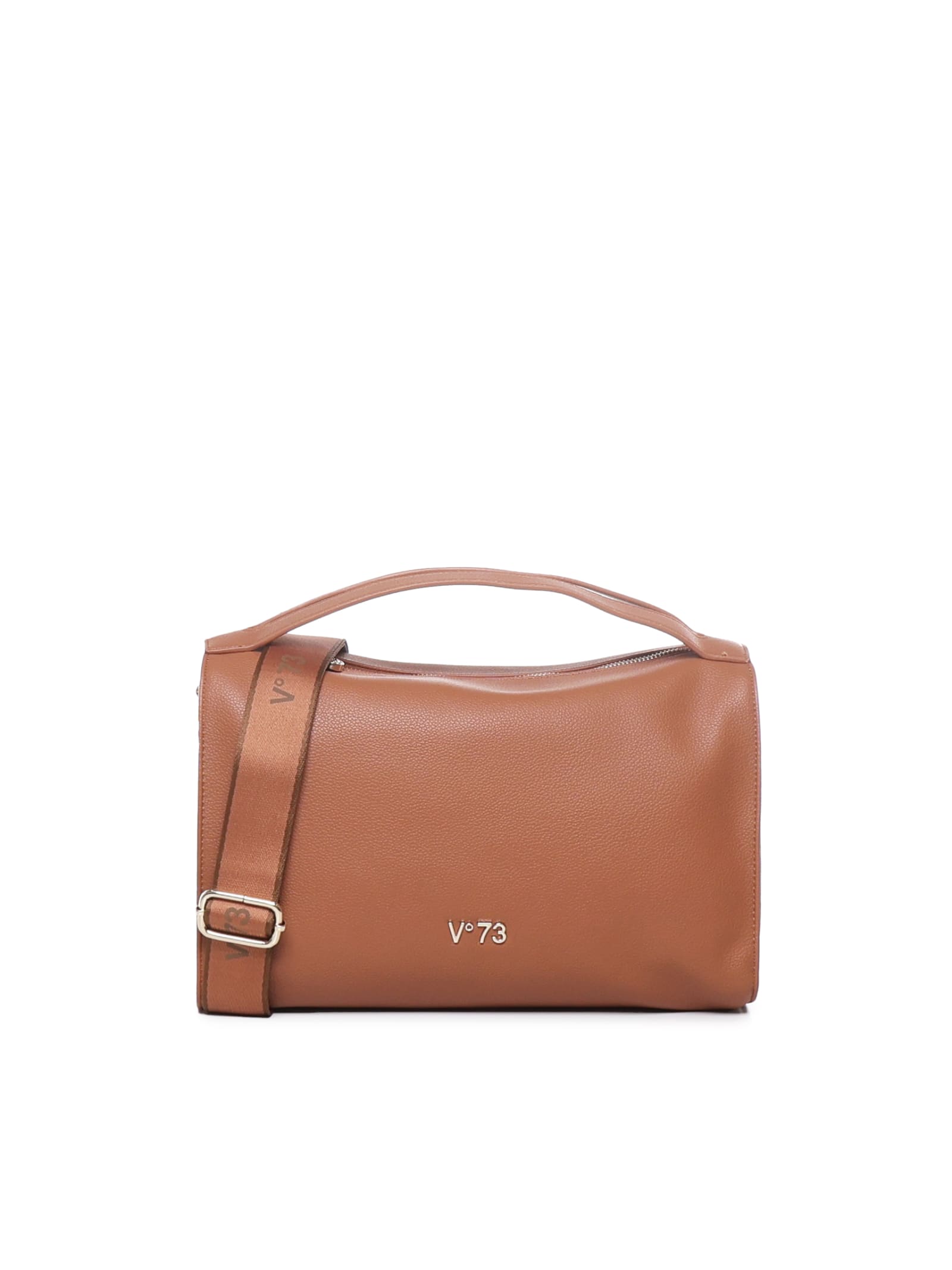 Shop V73 Shoulder Bag Anne In Ecoleather In Leather