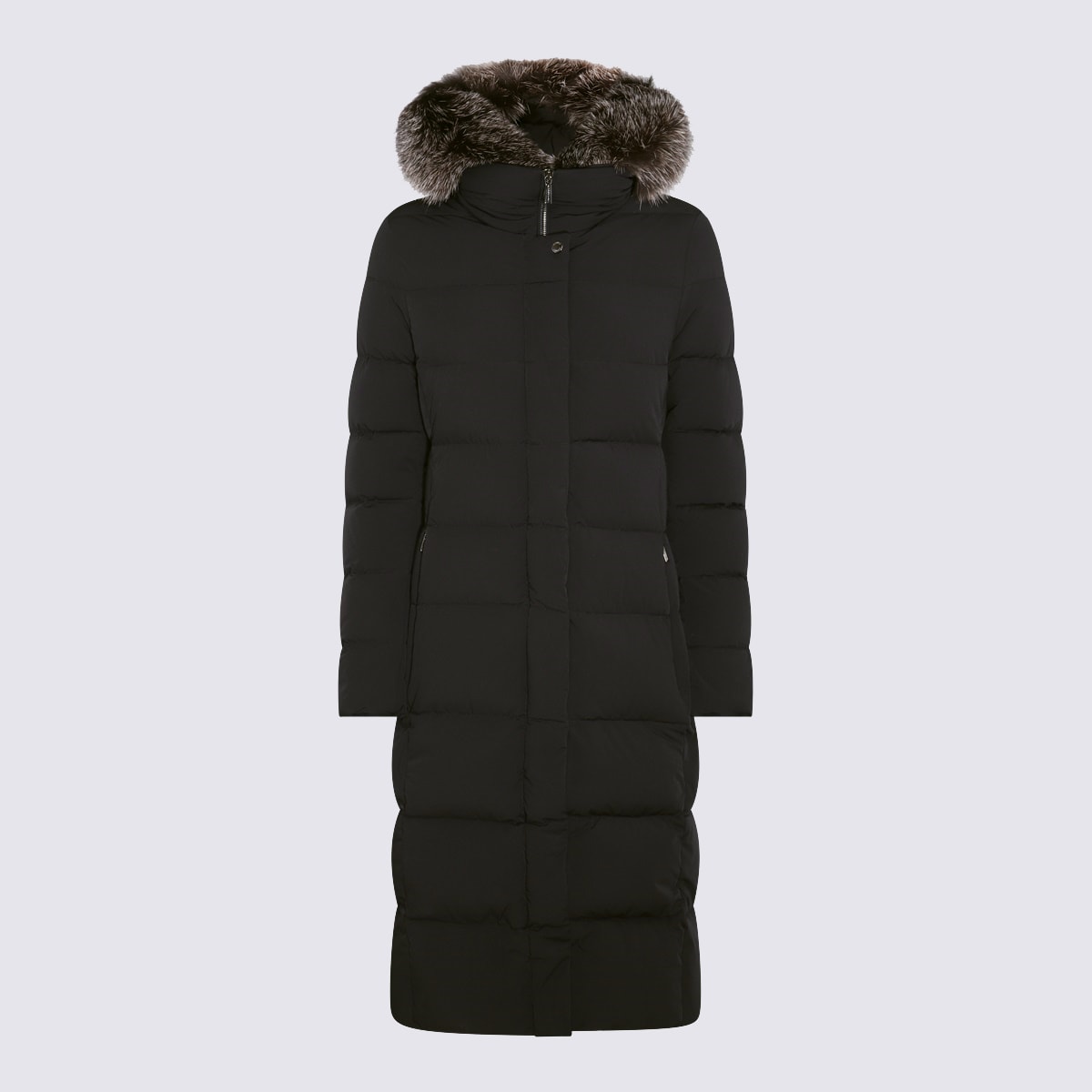 Black Wool Zagara Down Jacket
