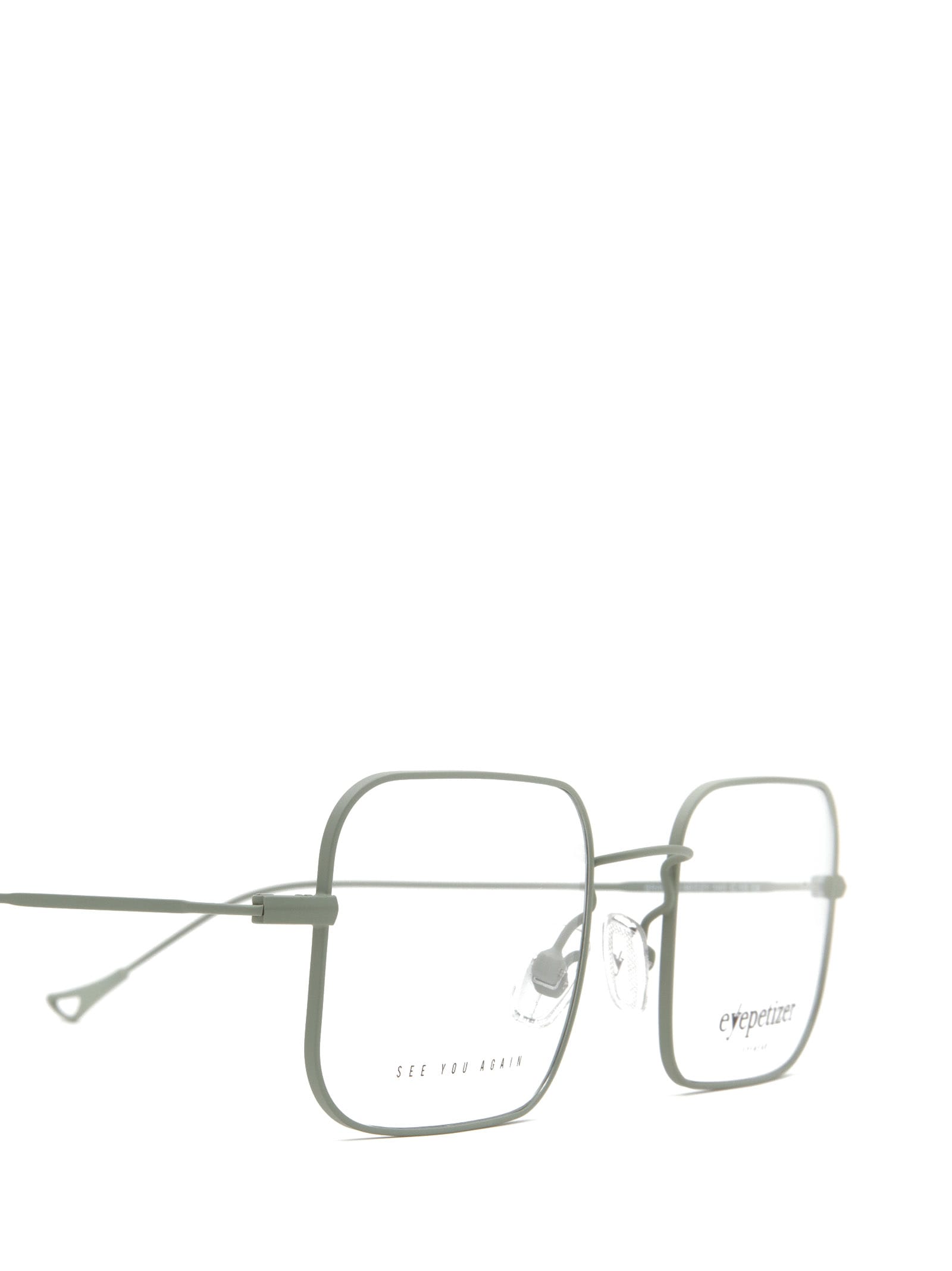 Shop Eyepetizer Brando Sage Green Glasses