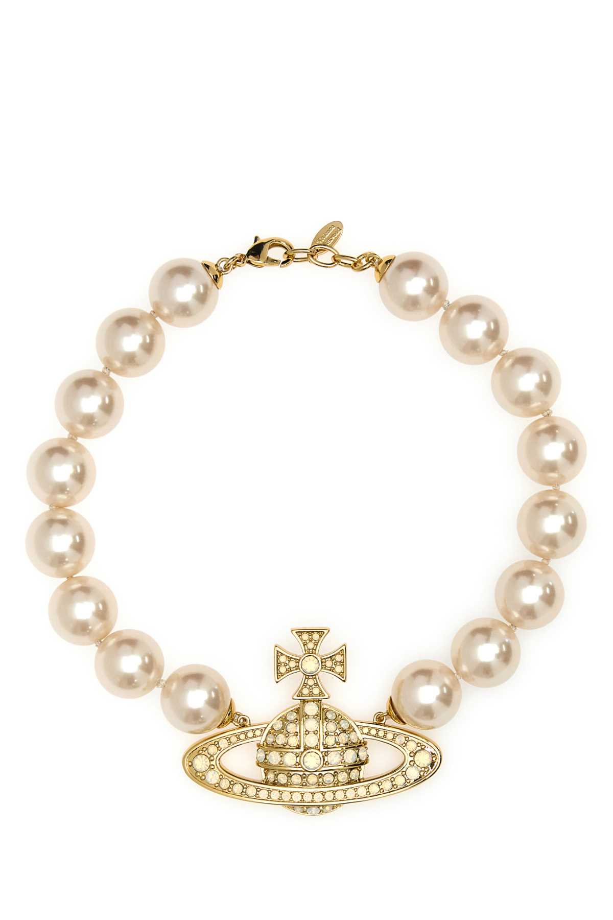 Vivienne Westwood Ivory Pearls Neysa Necklace In R597