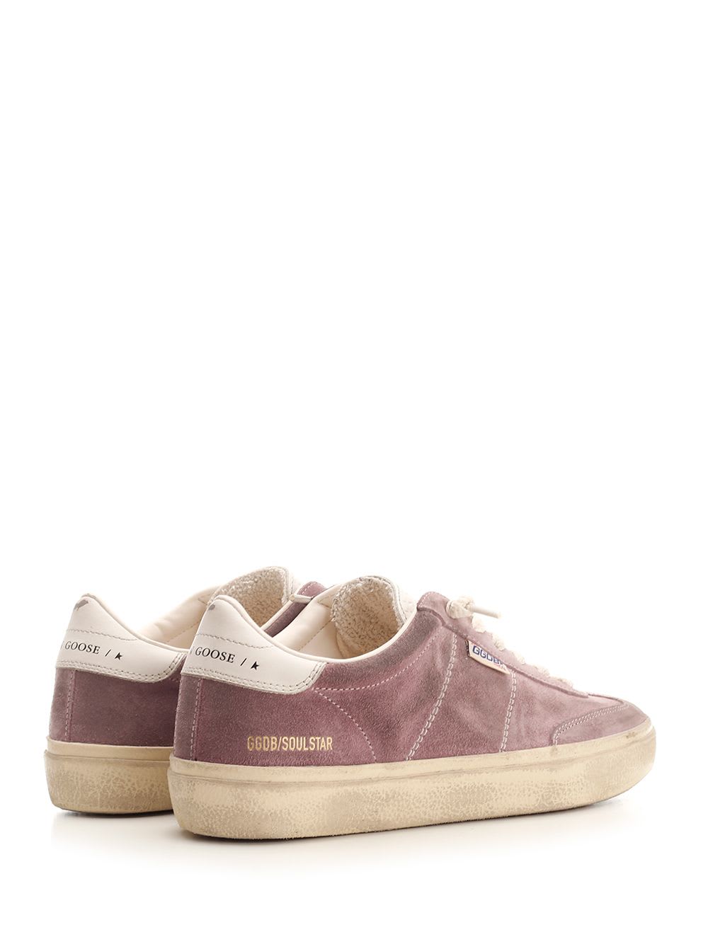 Shop Golden Goose Soul Star Sneakers In Twilight Mauve/milk