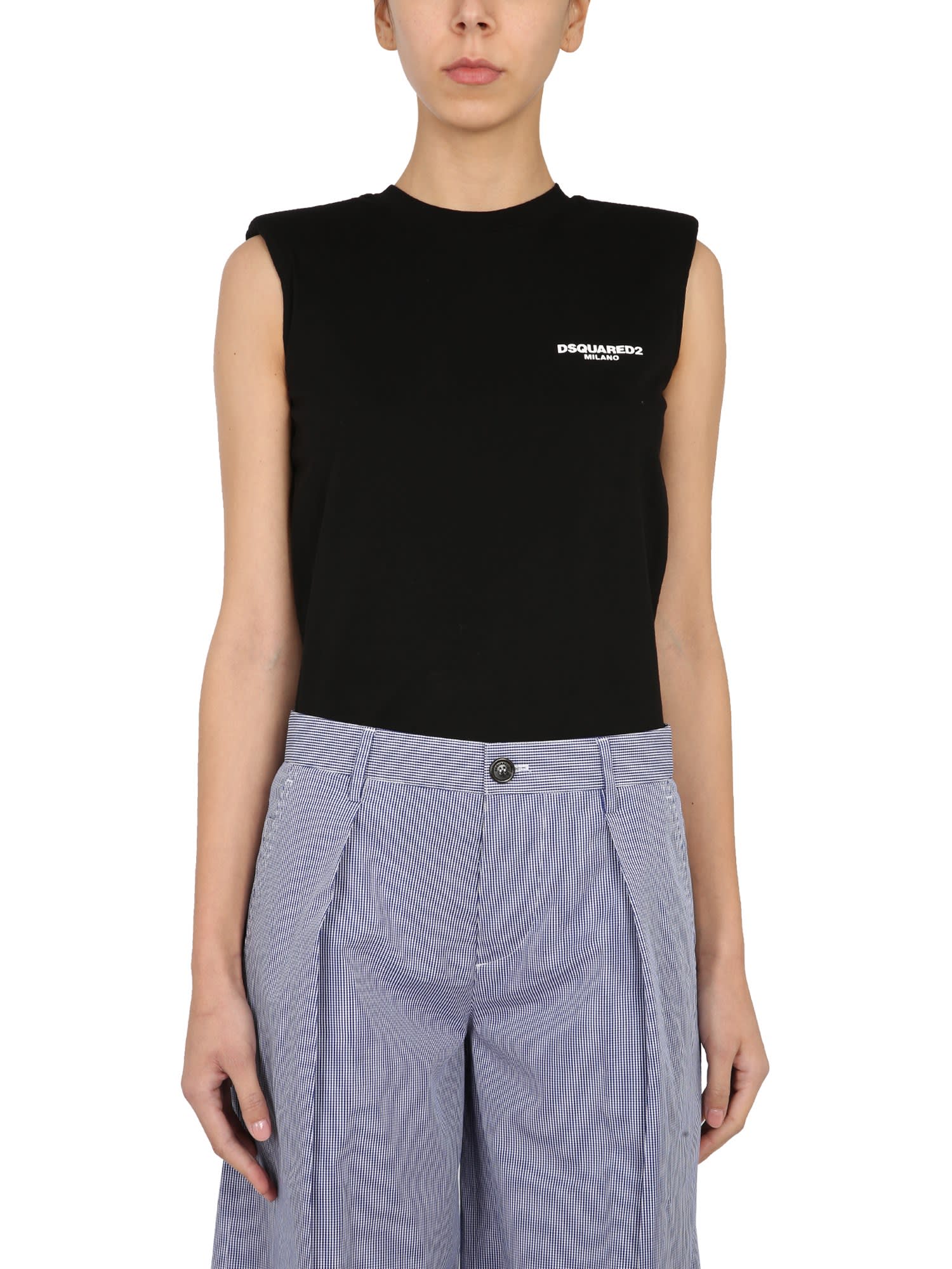 Dsquared2 Top With Padded Shoulders