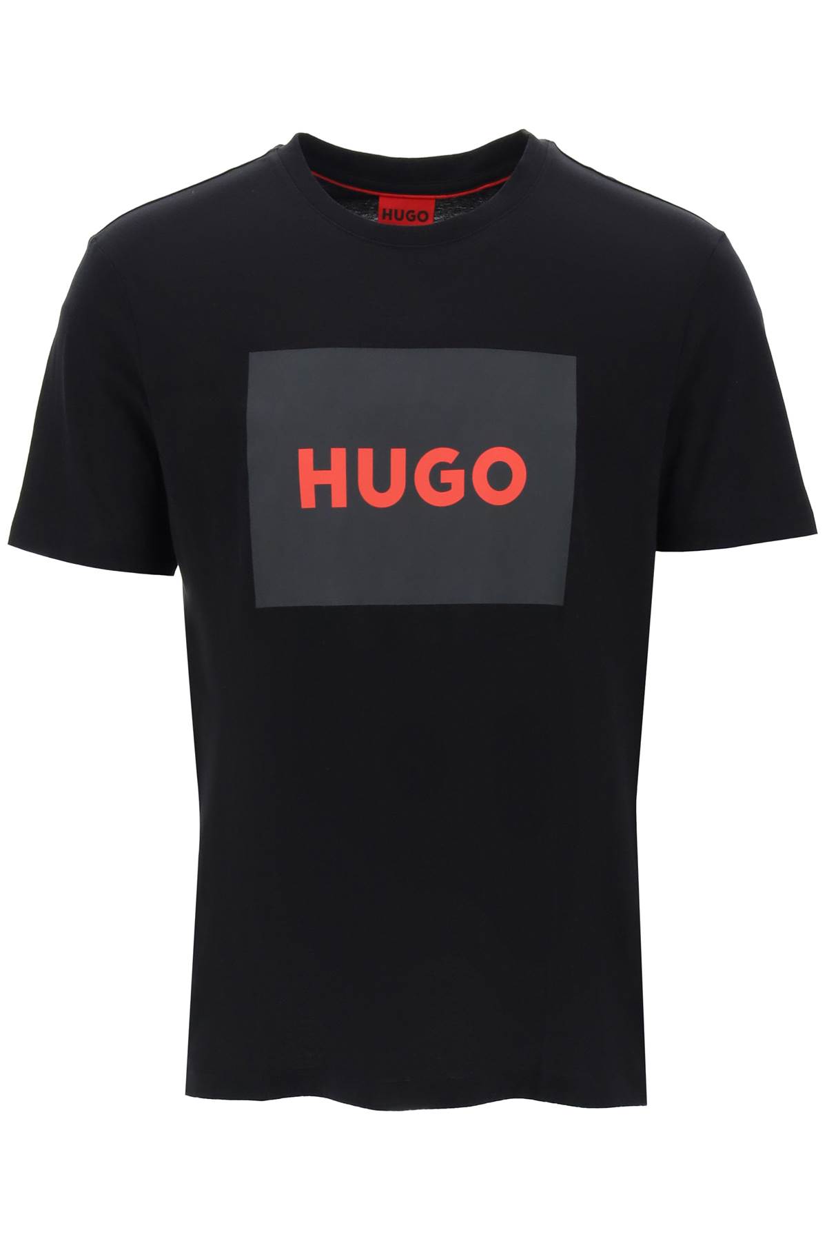 Hugo Boss Dulive T-shirt With Logo Box In Black 007 (black)
