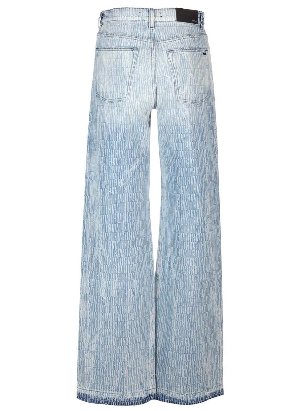 Shop Amiri High-waisted Jeans In Denim Blue