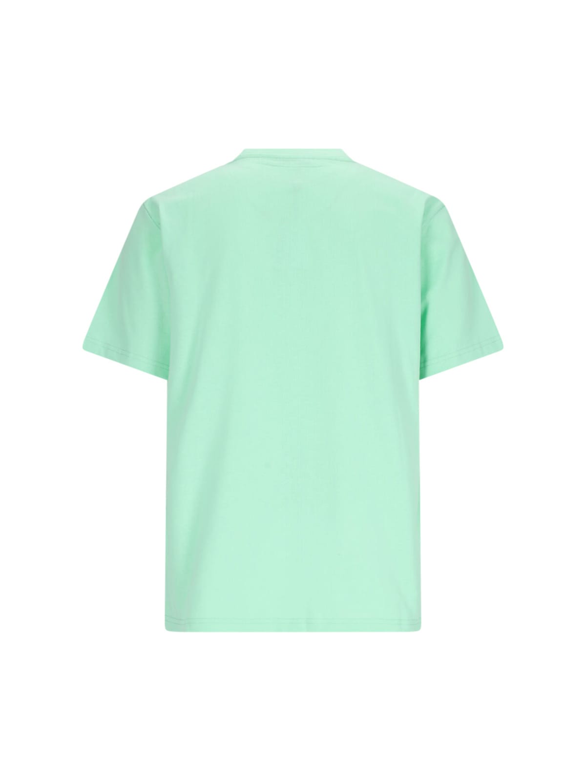 Jw Anderson Men T-shirt With Embroidery In Spearmint