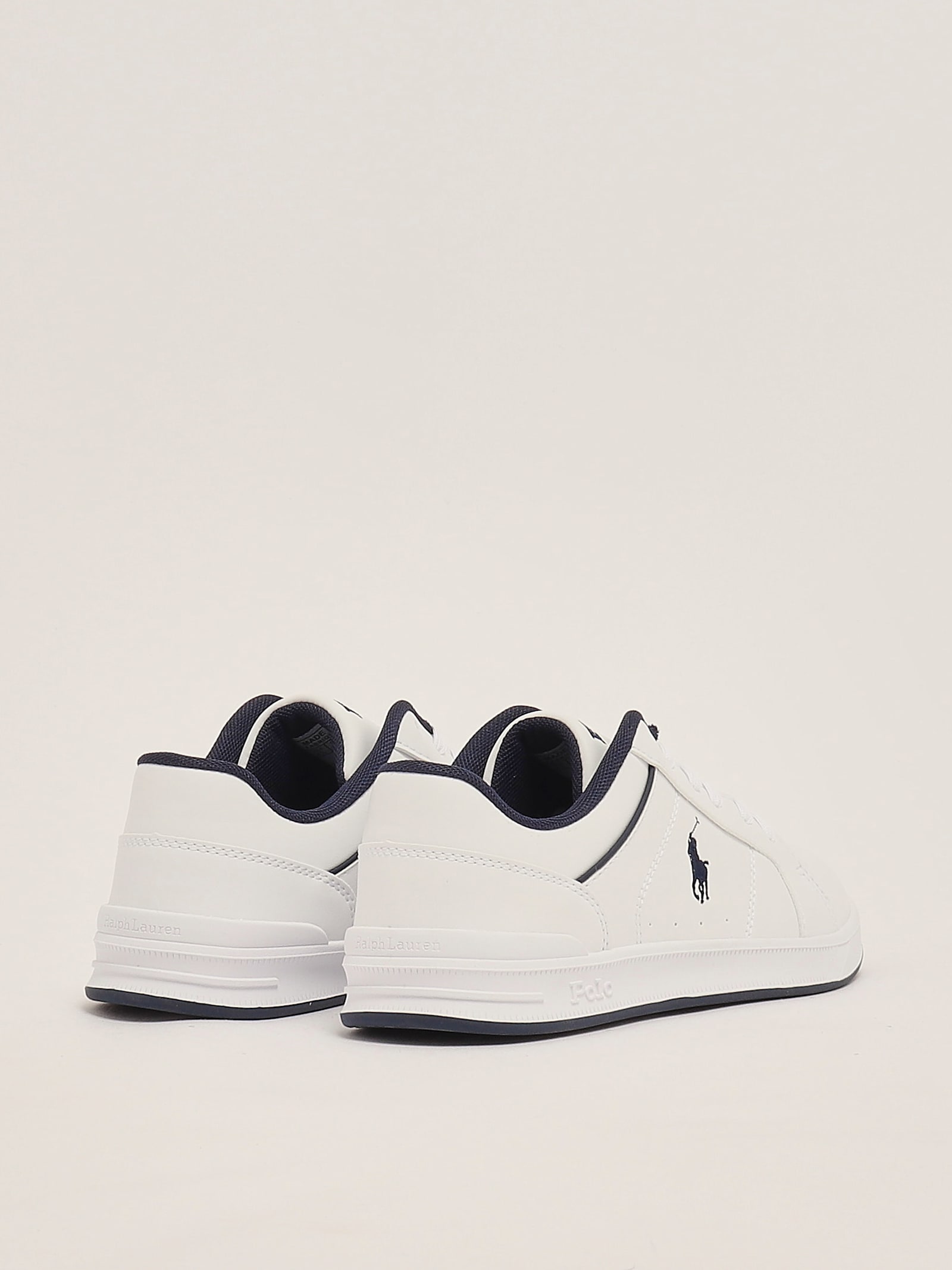 Polo Ralph Lauren Polo Pony Round-toe Sneakers In Neutral