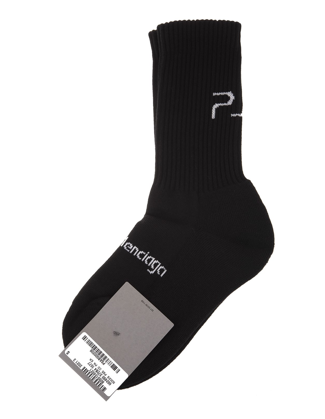 Balenciaga Woman Black Playstation Socks