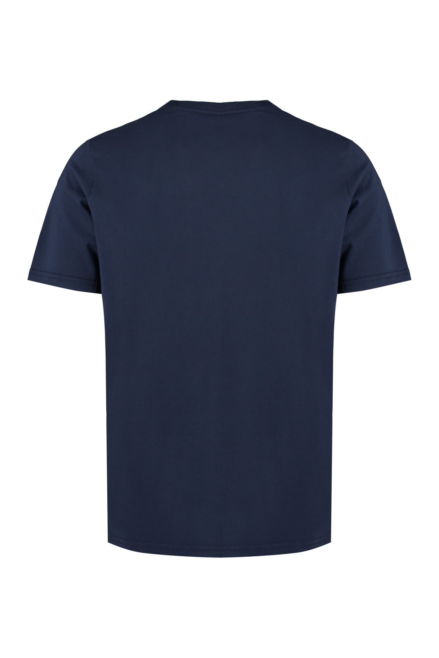 Shop Autry Cotton Crew-neck T-shirt T-shirt In Blue