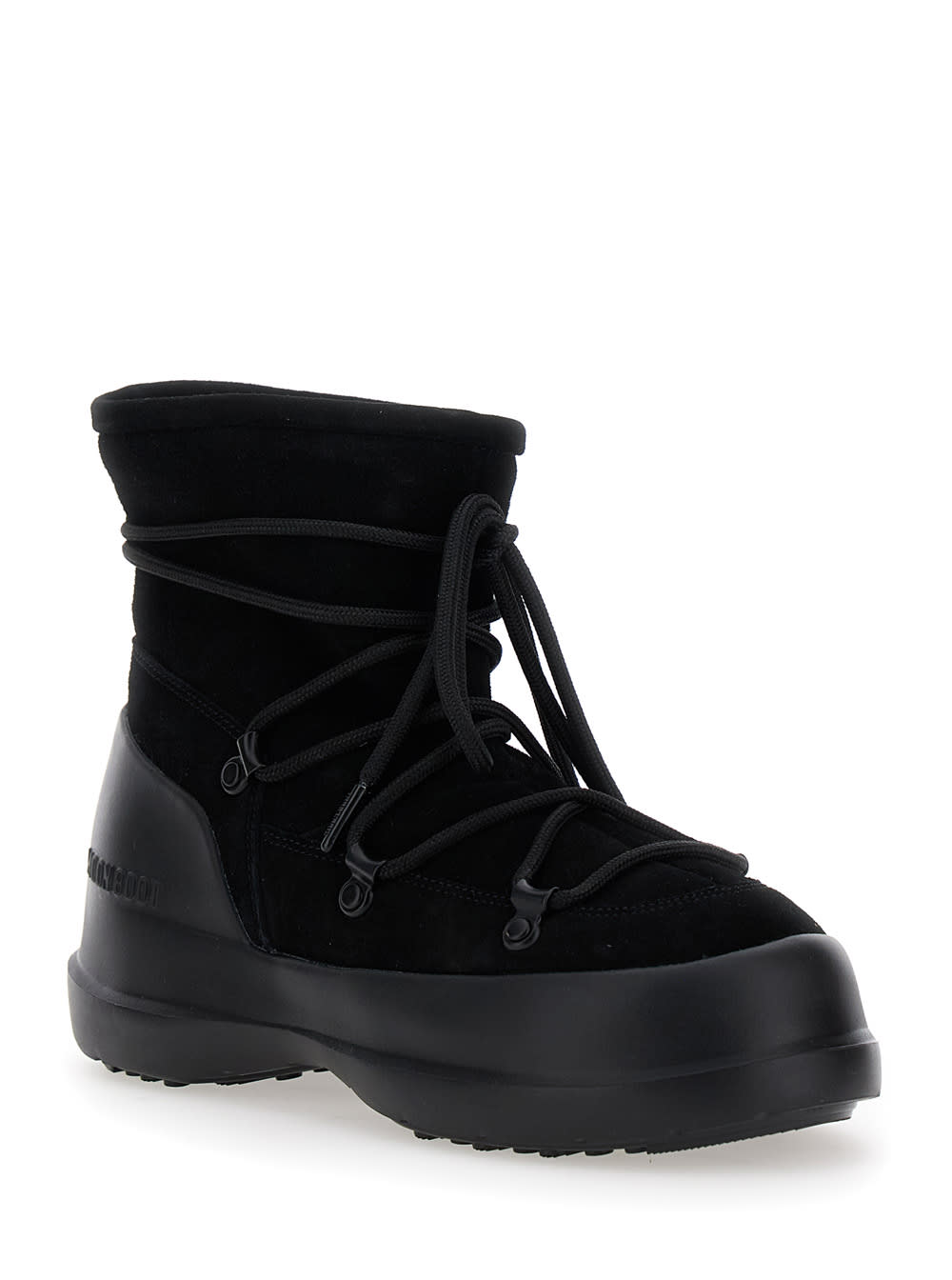 Shop Moon Boot Luna Boot Suede Lab69 In Black