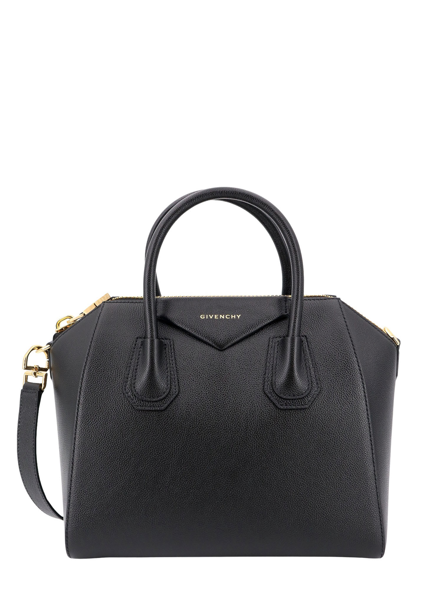 Givenchy Small Structured Handbag With Removable Shoulder Strap In Black