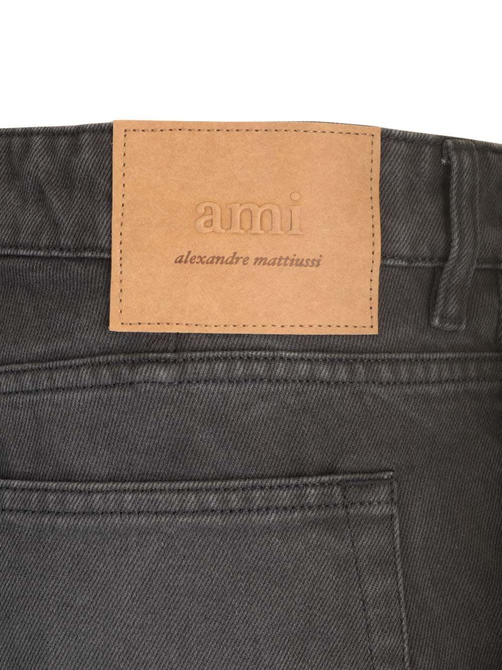 Shop Ami Alexandre Mattiussi Classic Fit Jeans Black