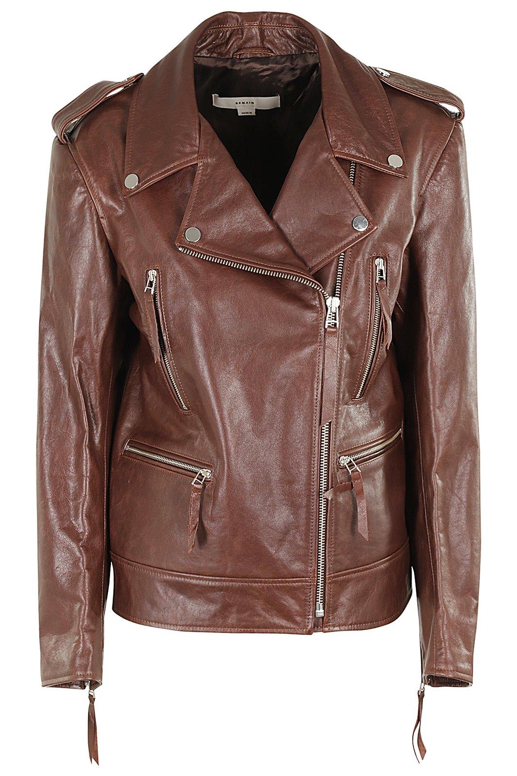 Zip-up Biker Jacket