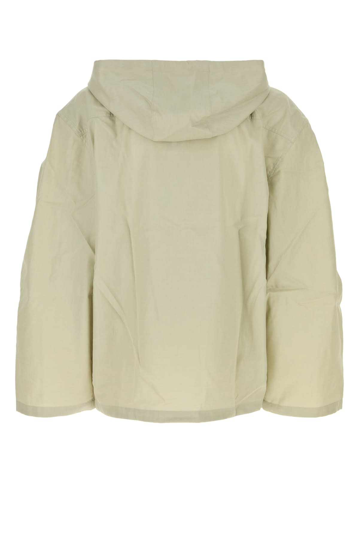 Jacquemus Nautical Style Buttoned Jacket Hood In Gray