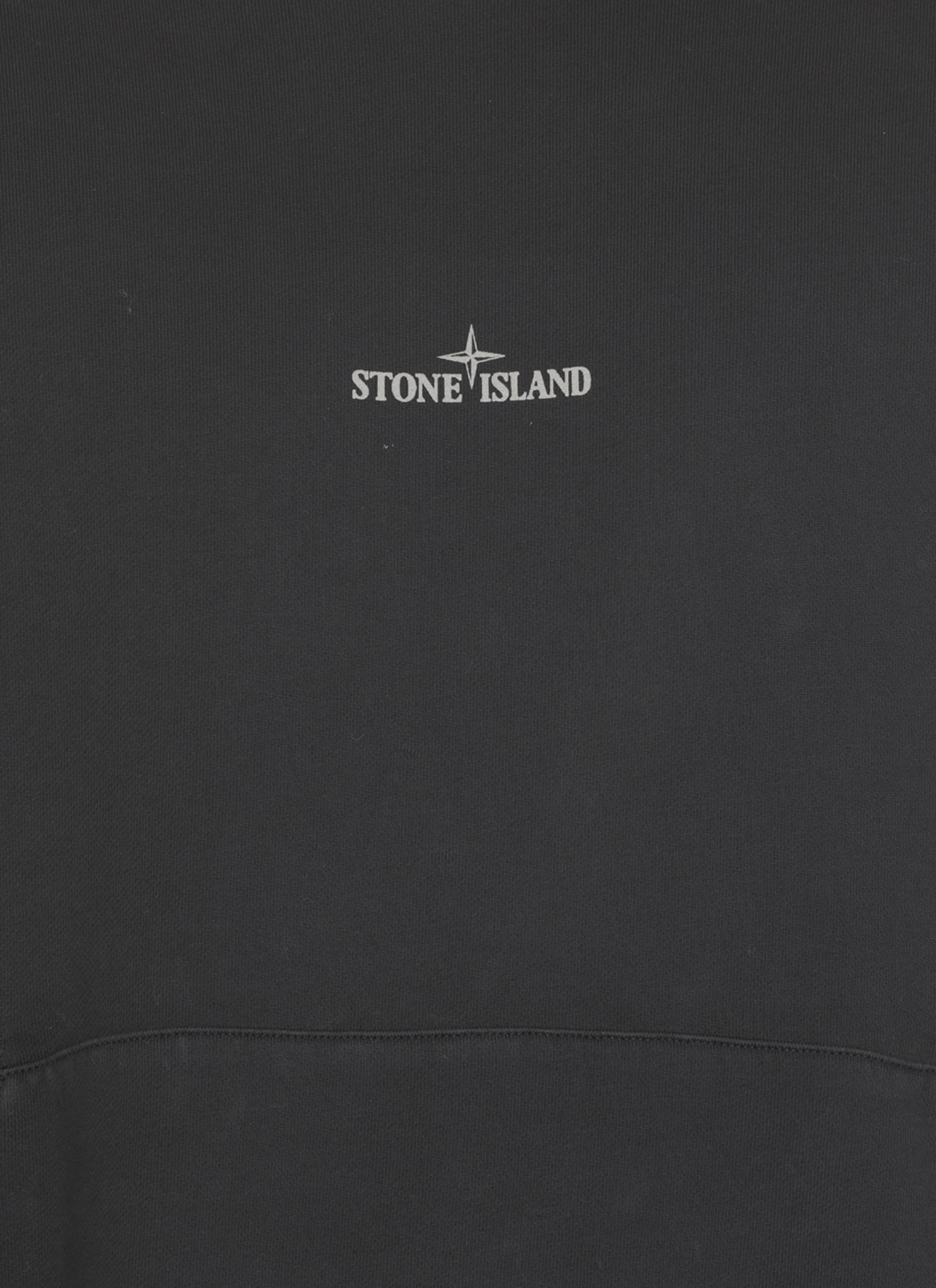 Shop Stone Island Hoodie With Logo In Blue