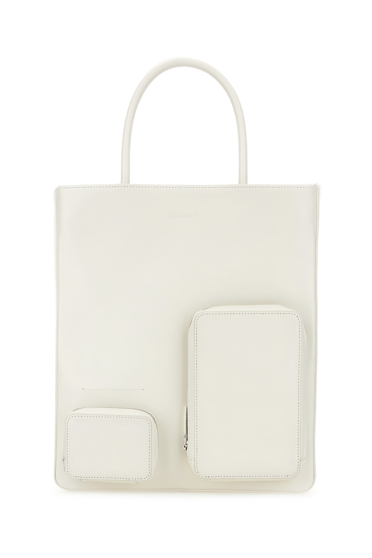 White Leather Handbag