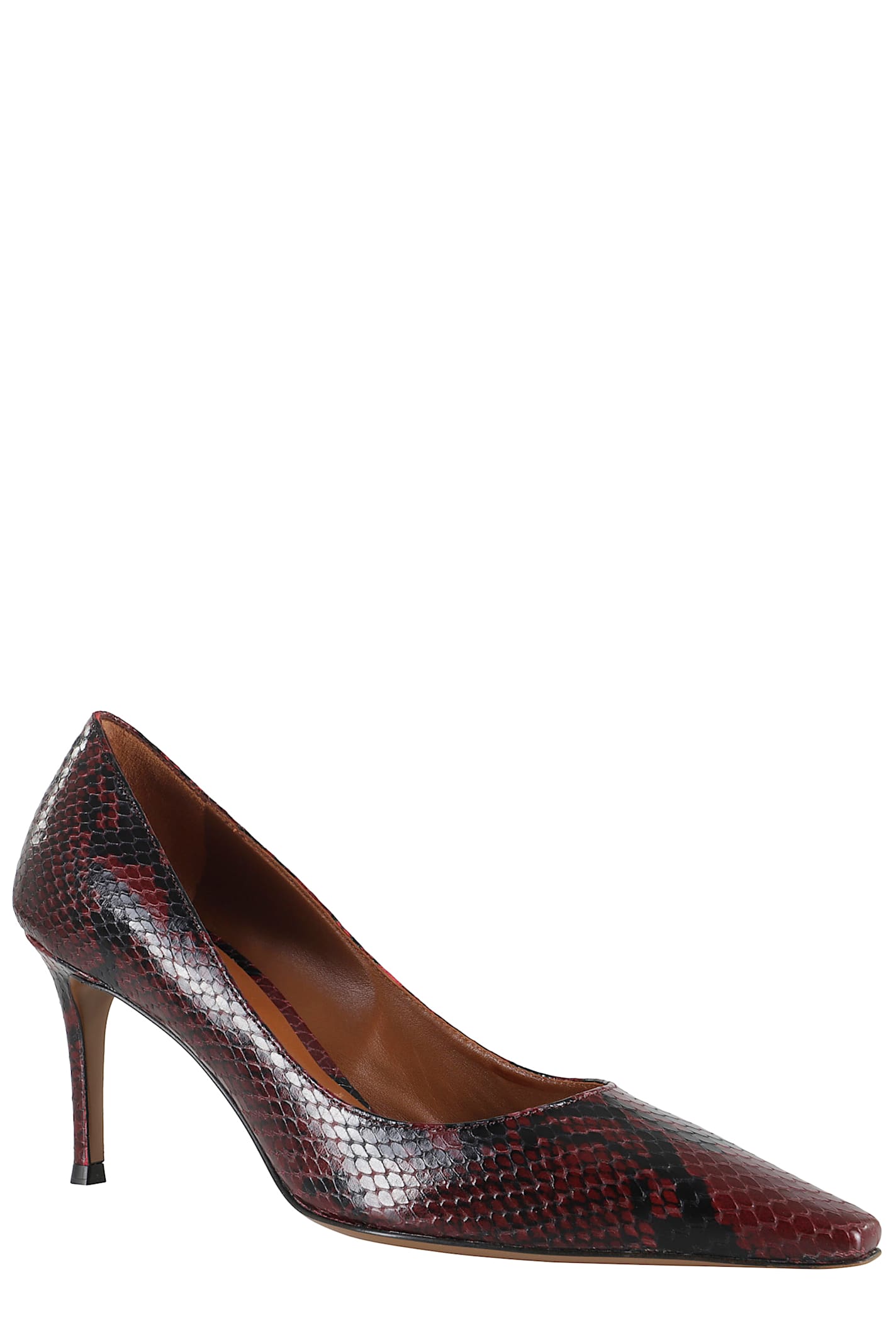 Roberto Festa 75mm Pointed Pumps In Brown
