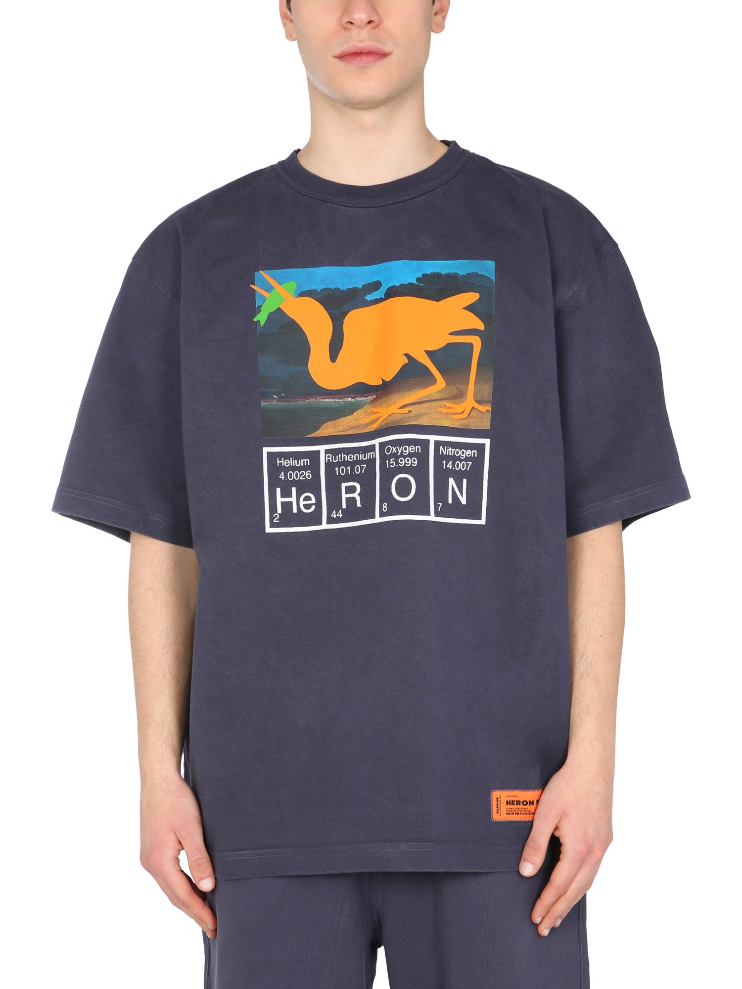 HERON PRESTON Cut Out T-shirt