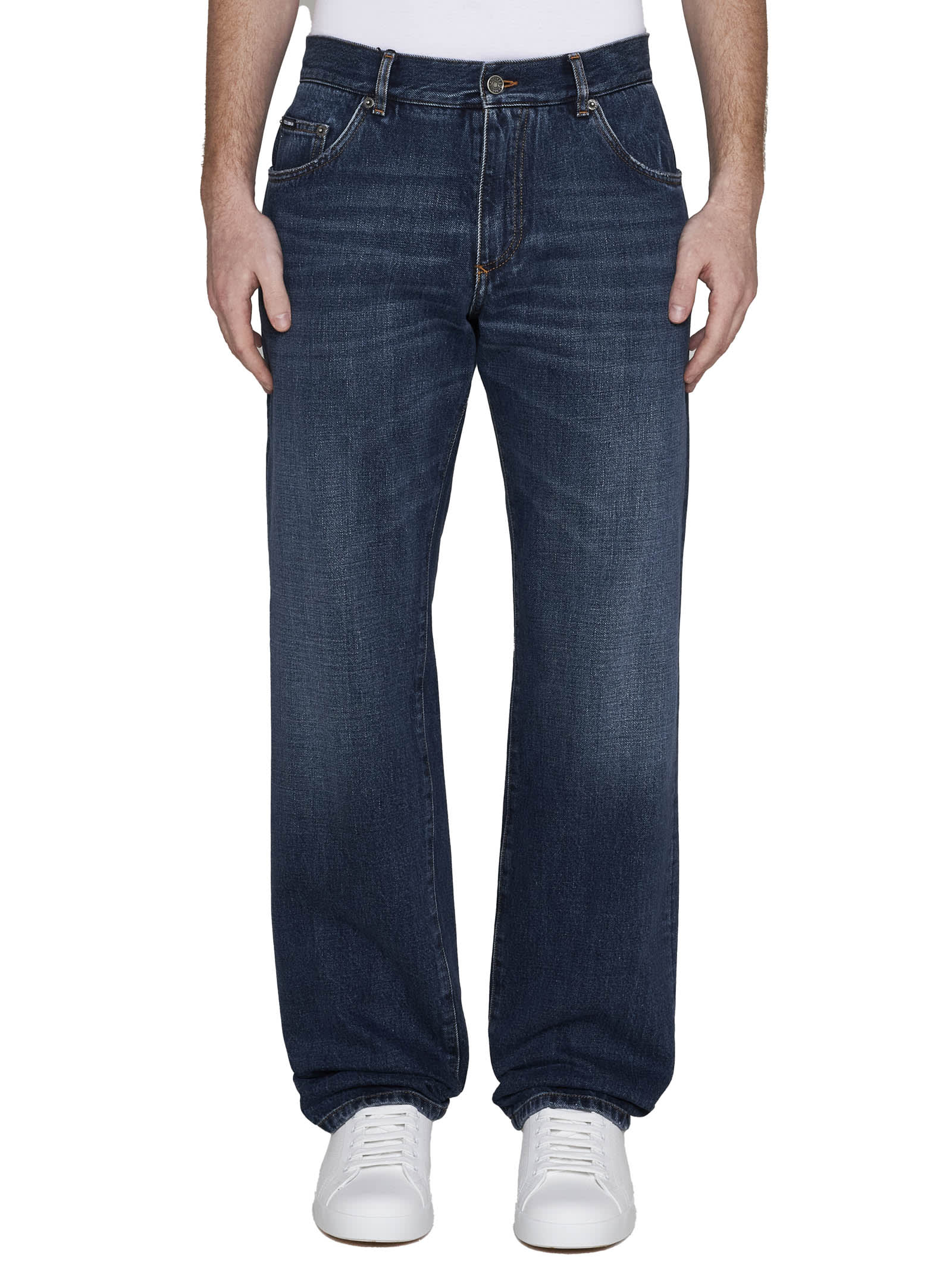 Shop Dolce & Gabbana Jeans In Varinate Abbinata