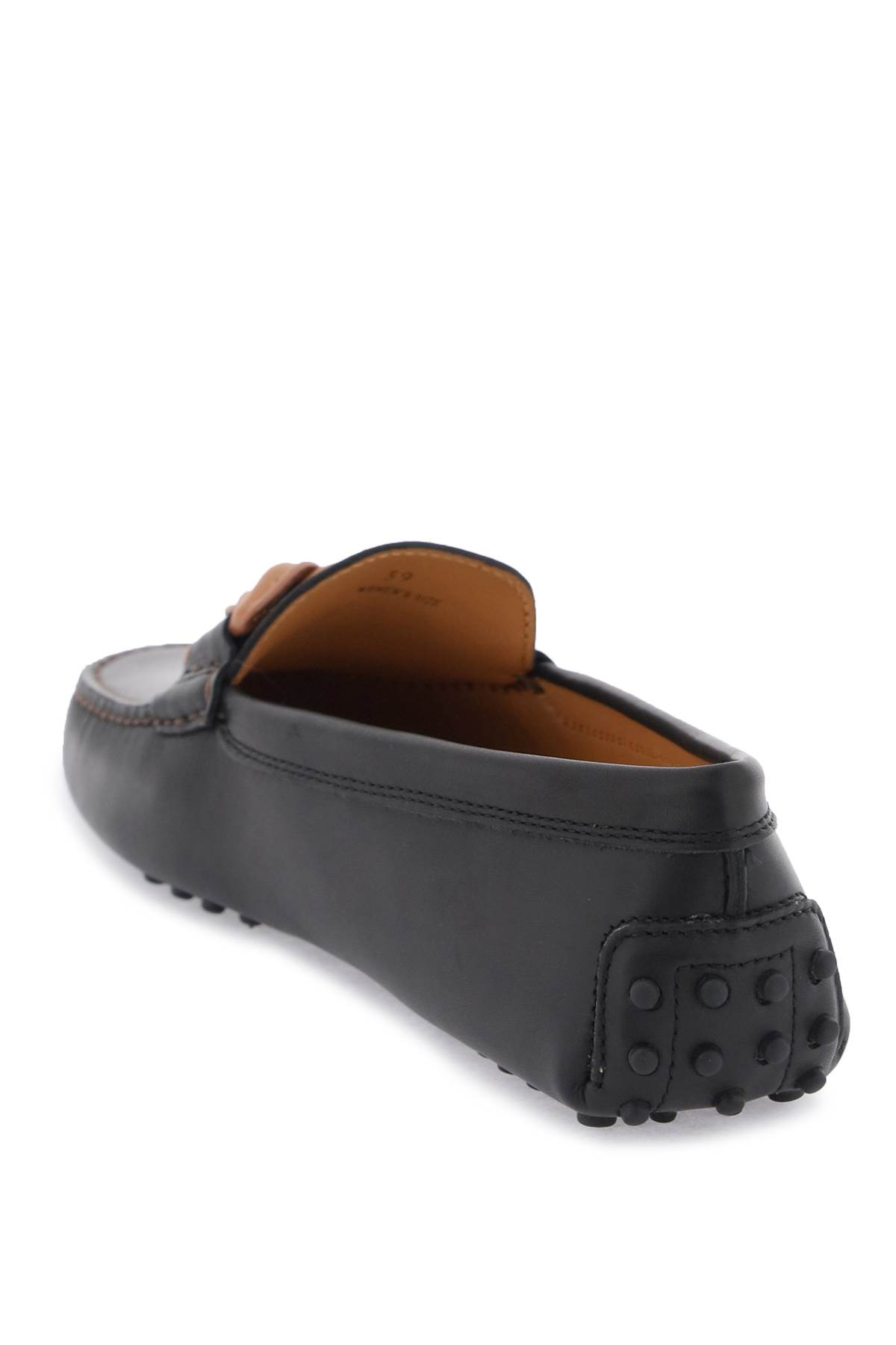 Shop Tod's Gommino Bubble Kate Loafers In Altra Versione (brown)