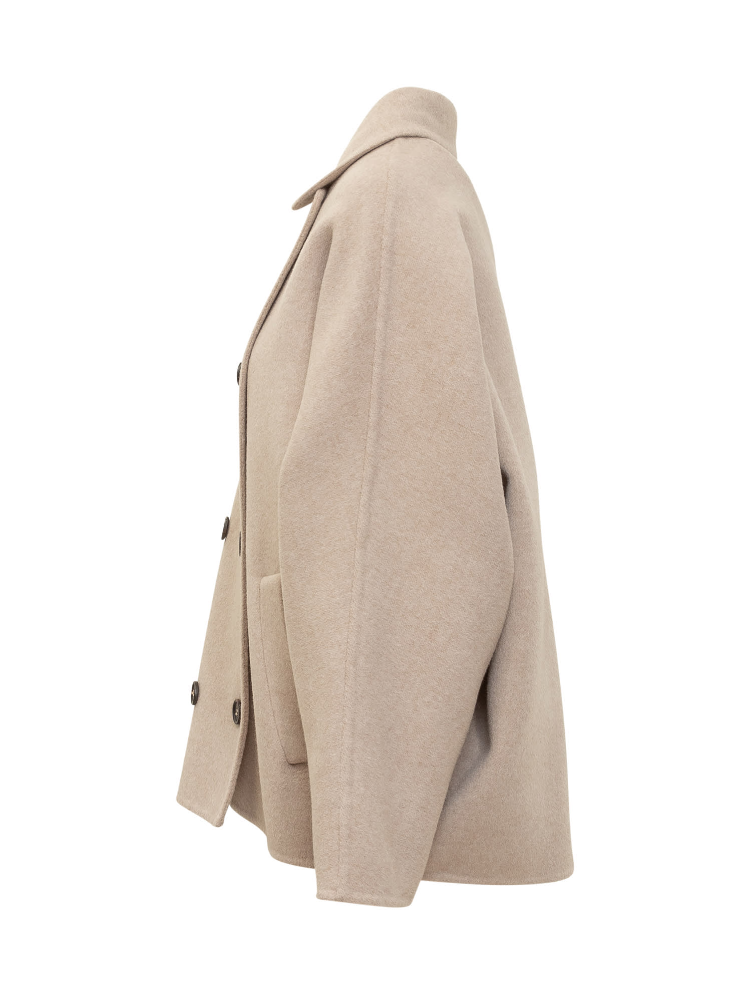 Shop Brunello Cucinelli Coat In Camel Chiaro