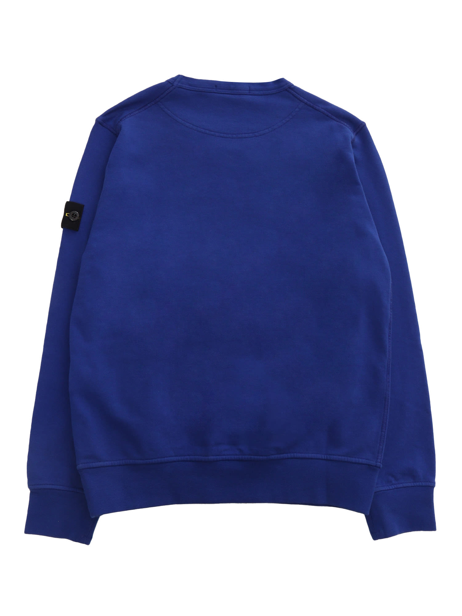 Shop Stone Island Junior Electric Blue Sweatshirt